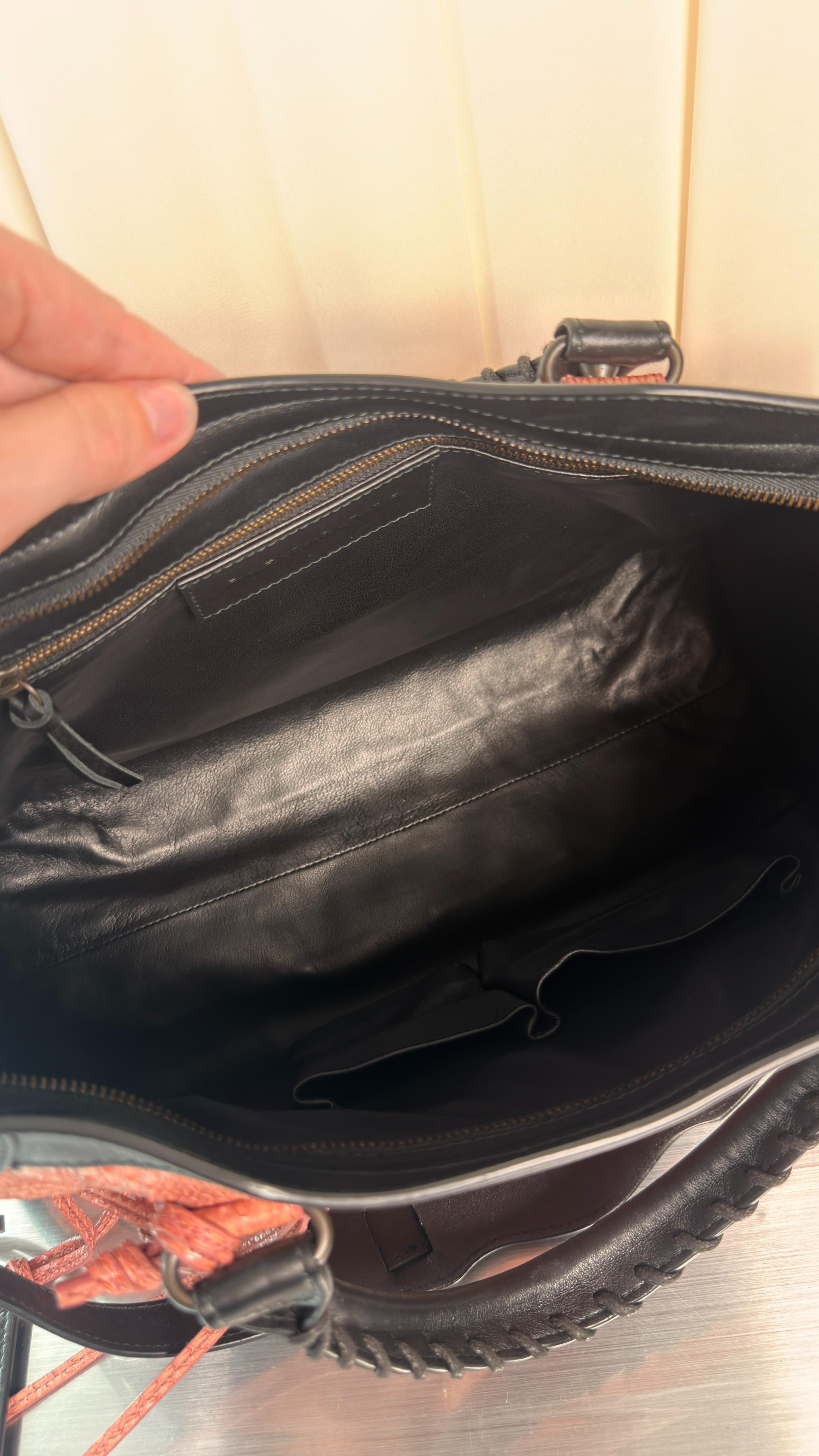 Balenciaga Rare Pink Python City Bag