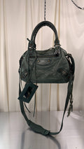 Balenciaga Green-Blue Town Bag