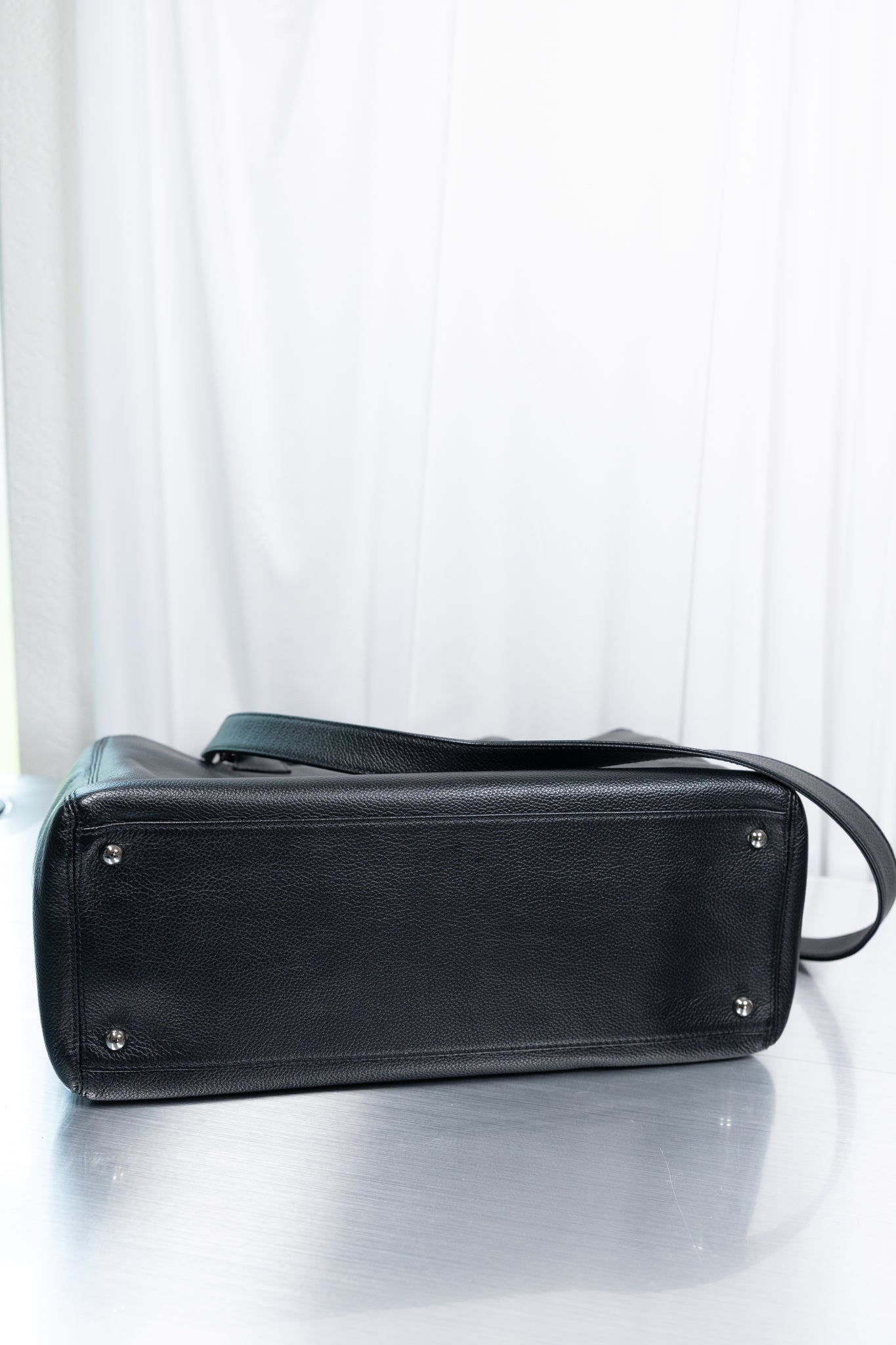 Chanel Black Cerf Tote