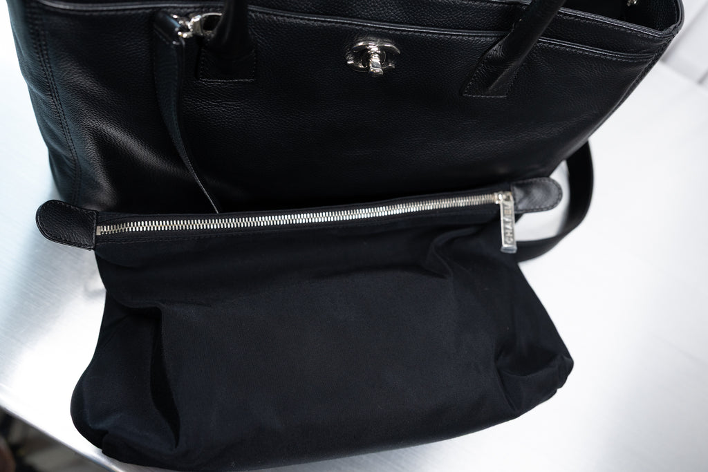 Chanel Black Cerf Tote