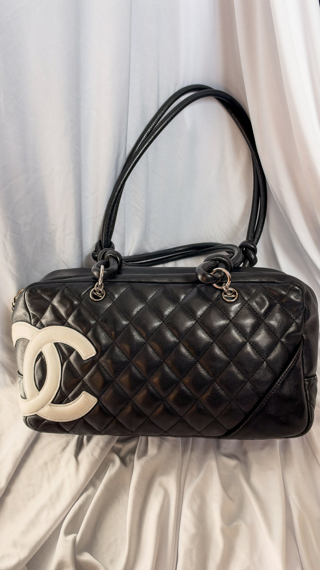 Chanel Cambon Black Bowler