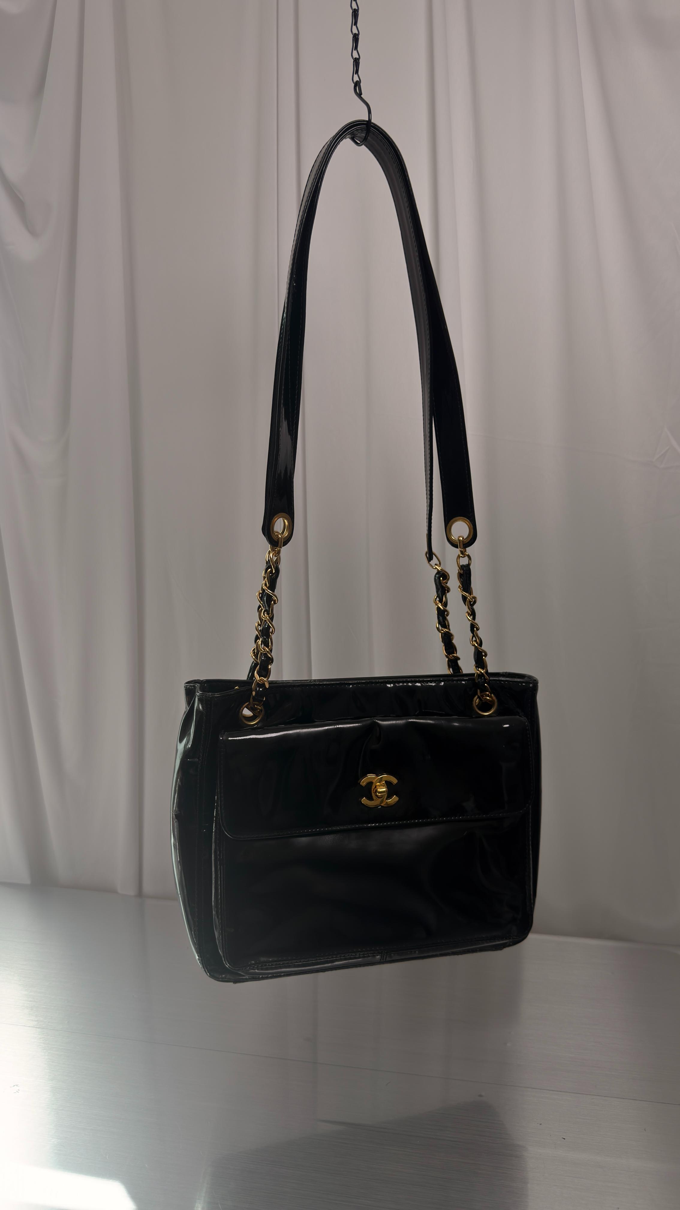 Chanel Patent Shoulder Bag