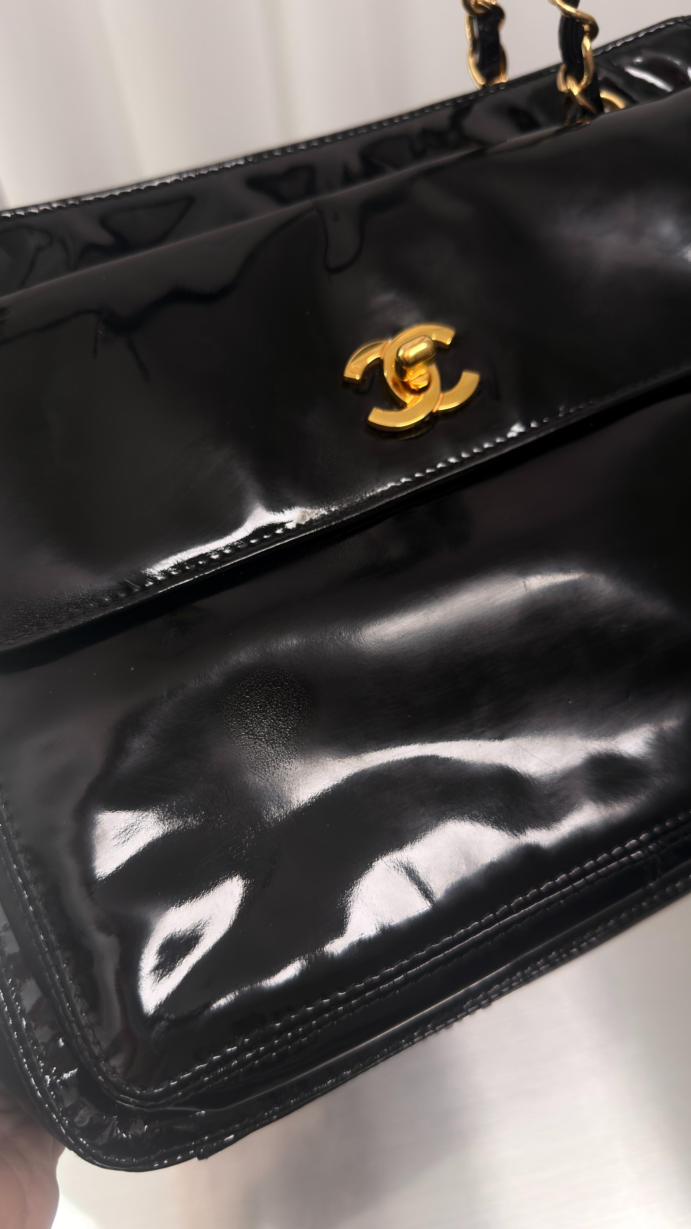Chanel Patent Shoulder Bag