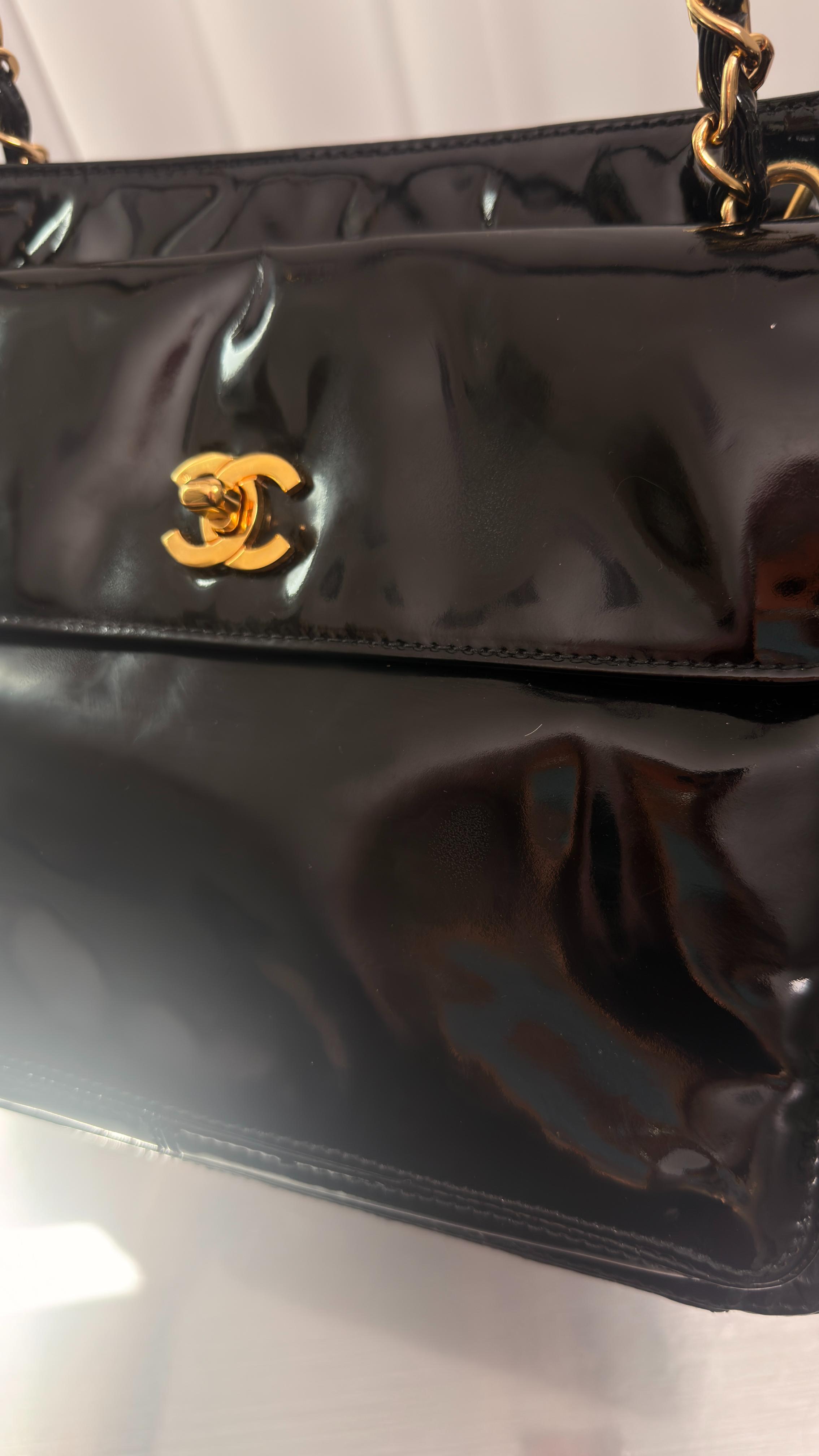 Chanel Patent Shoulder Bag