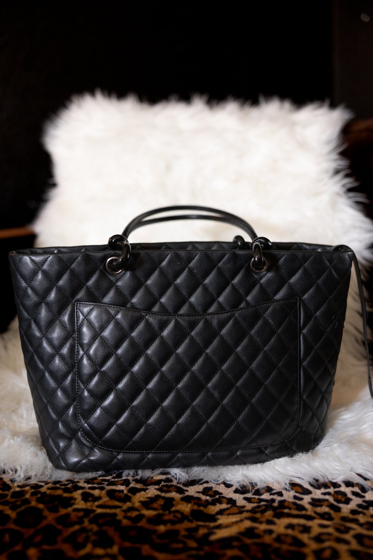 Chanel Cambon Tote Black