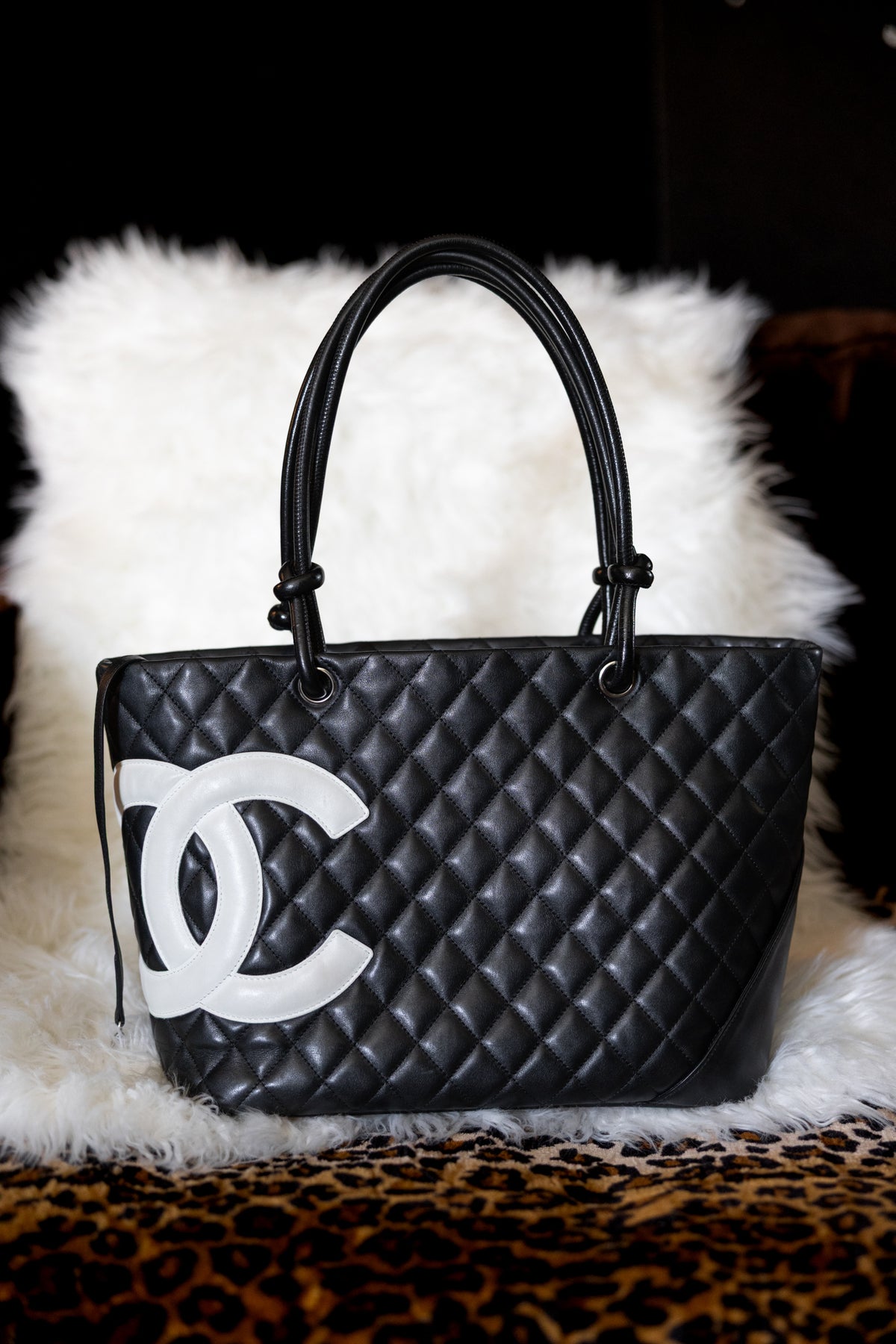 Chanel Cambon Tote Black