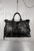 Balenciaga Rare 2005 Black Weekender Bag