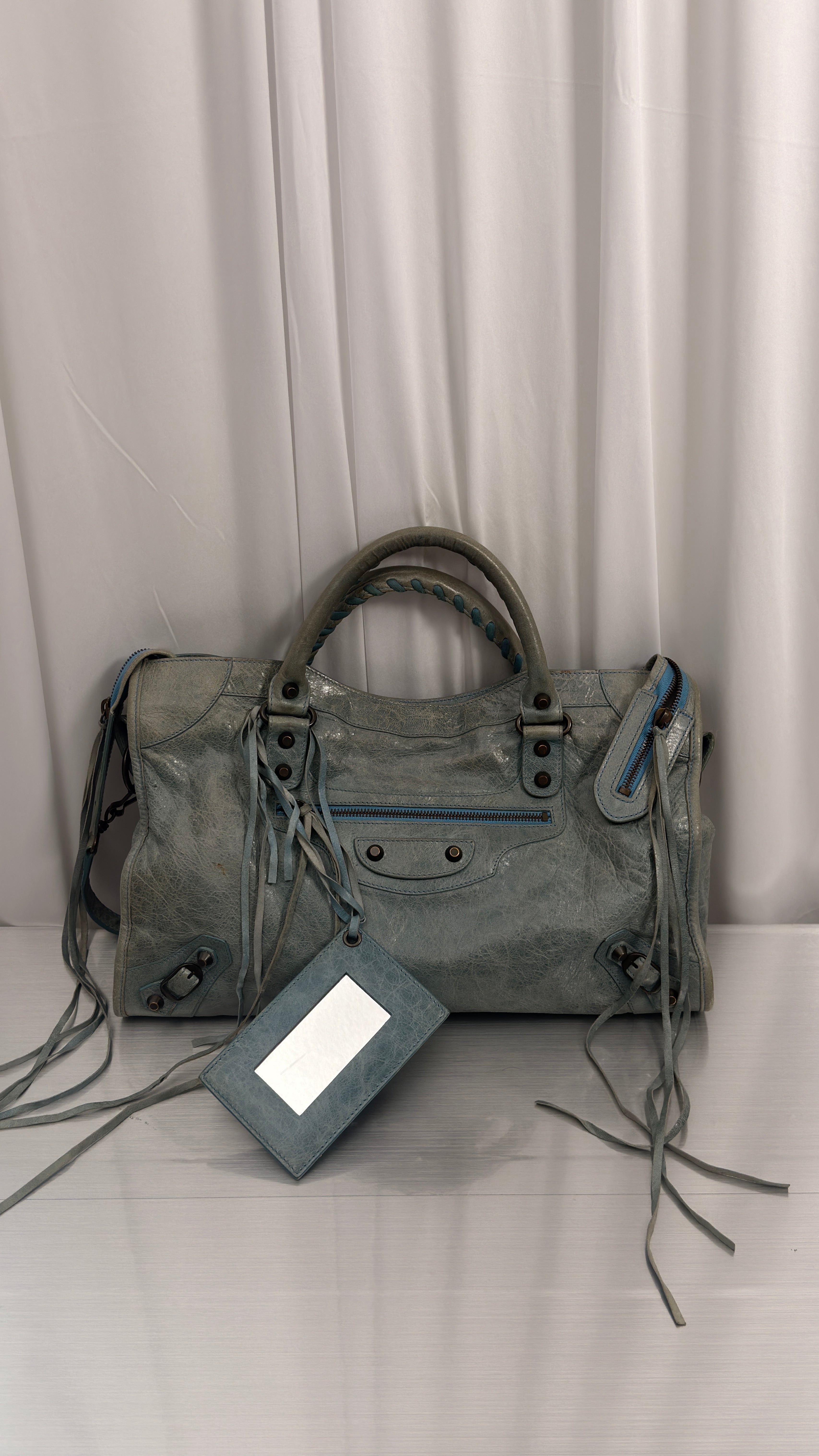 Balenciaga RARE SKY BLUE City Bag 2008
