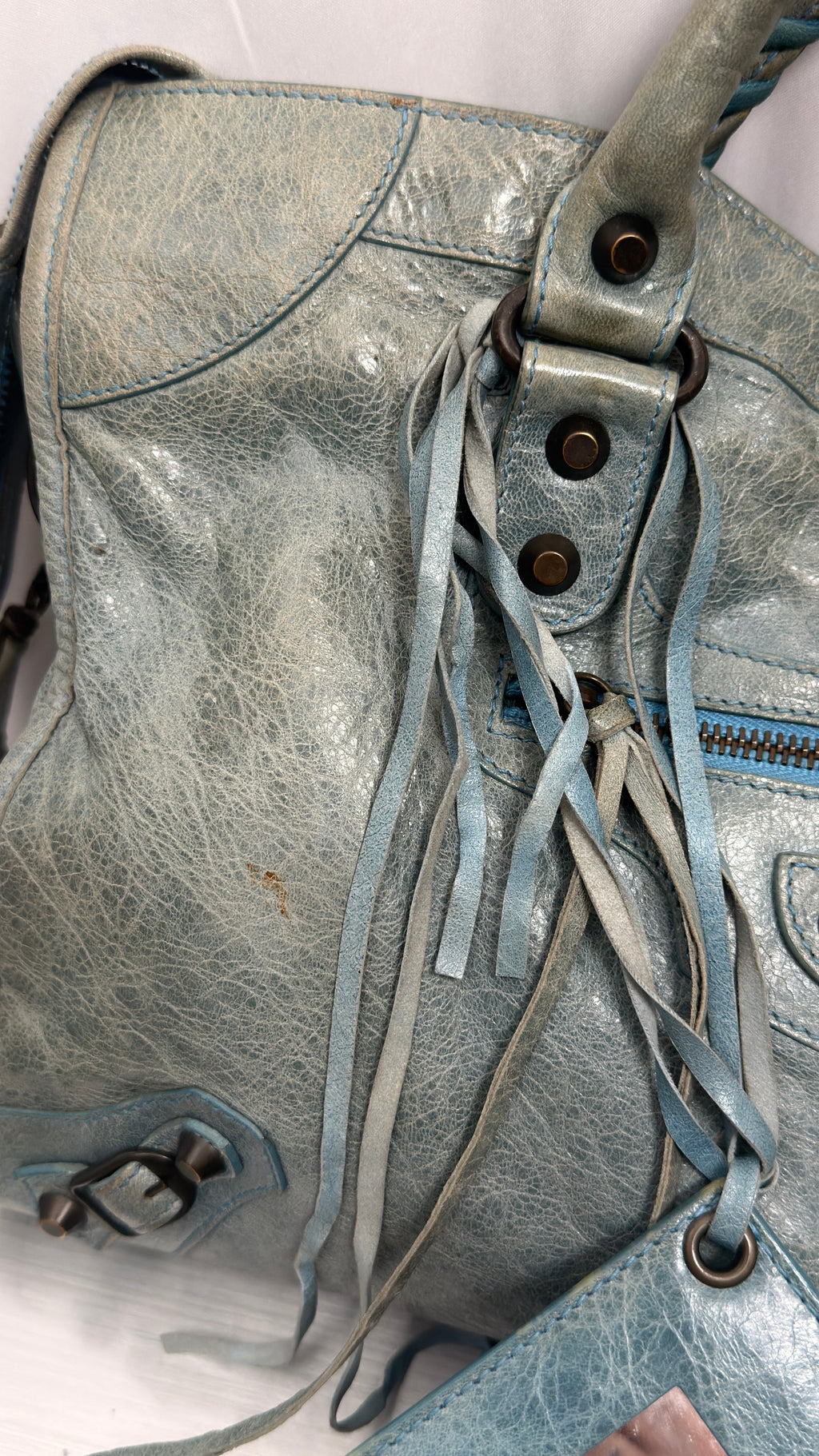 Balenciaga RARE SKY BLUE City Bag 2008