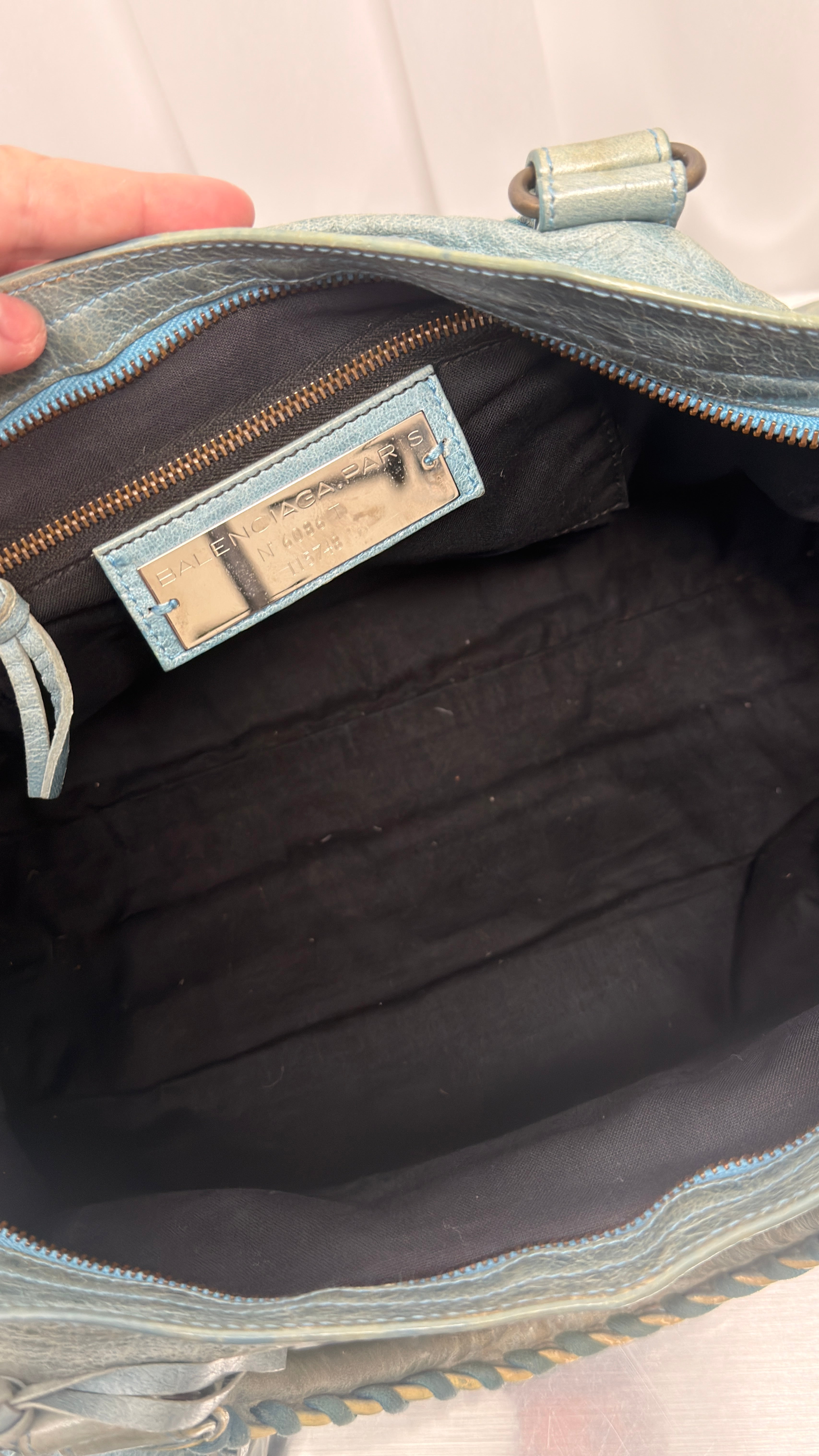 Balenciaga RARE SKY BLUE City Bag 2008