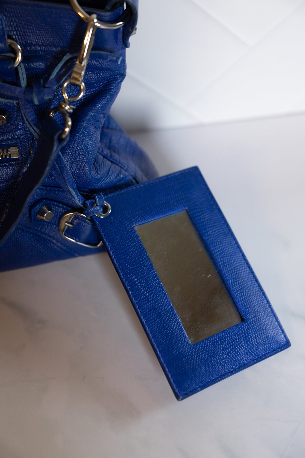 Balenciaga First Bag Cobalt Lizard *RARE*