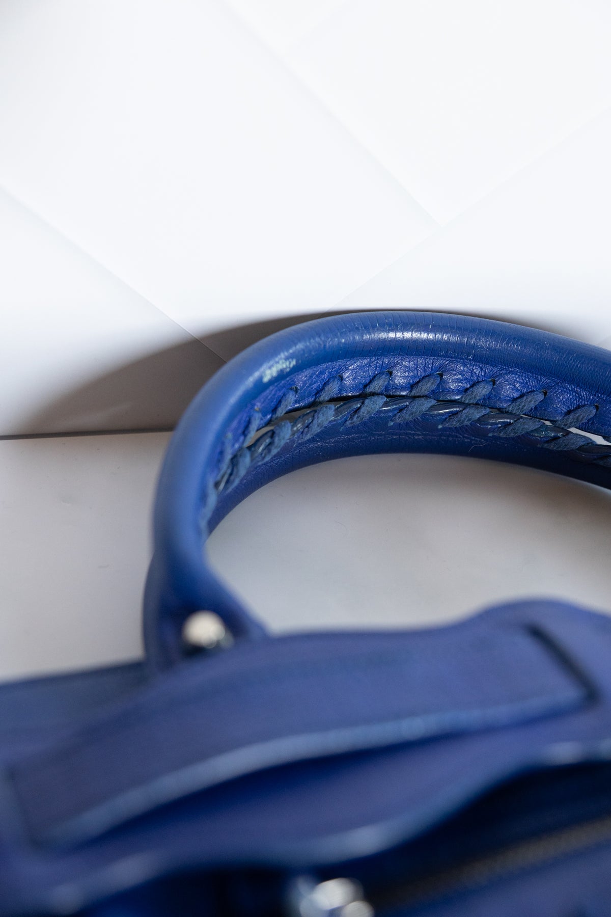 Balenciaga First Bag Cobalt Lizard *RARE*