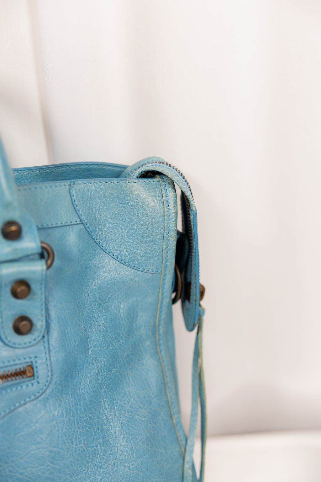 Balenciaga 2012 "Bleu Indigo"  Blue Medium City