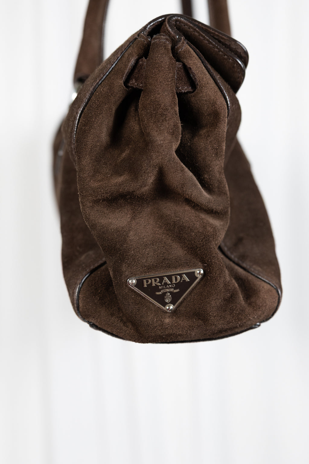 Prada Suede Shoulder Bag