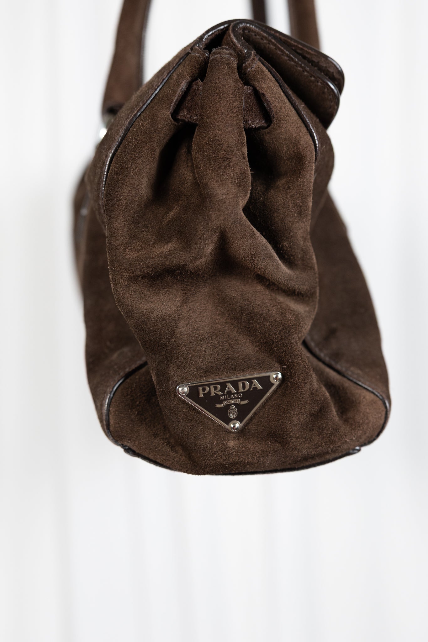 Prada Suede Shoulder Bag