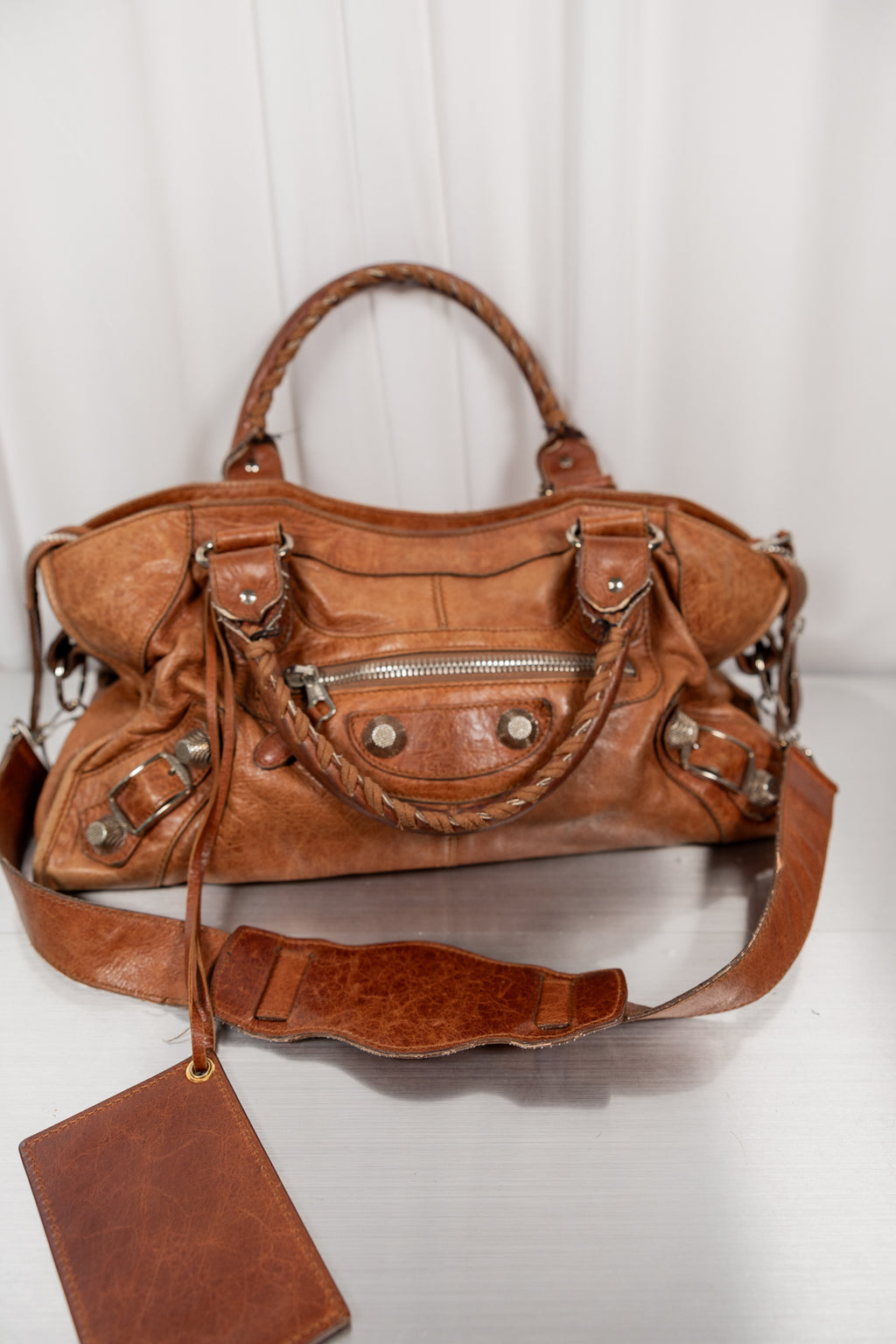 Balenciaga 2009 Brown Giant 21 Stud Part Time