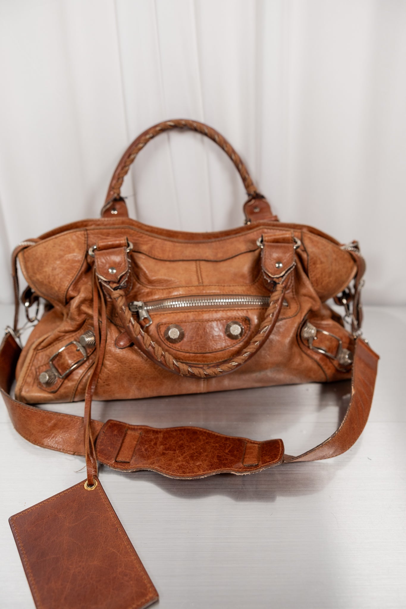 Balenciaga 2009 Brown Giant 21 Stud Part Time