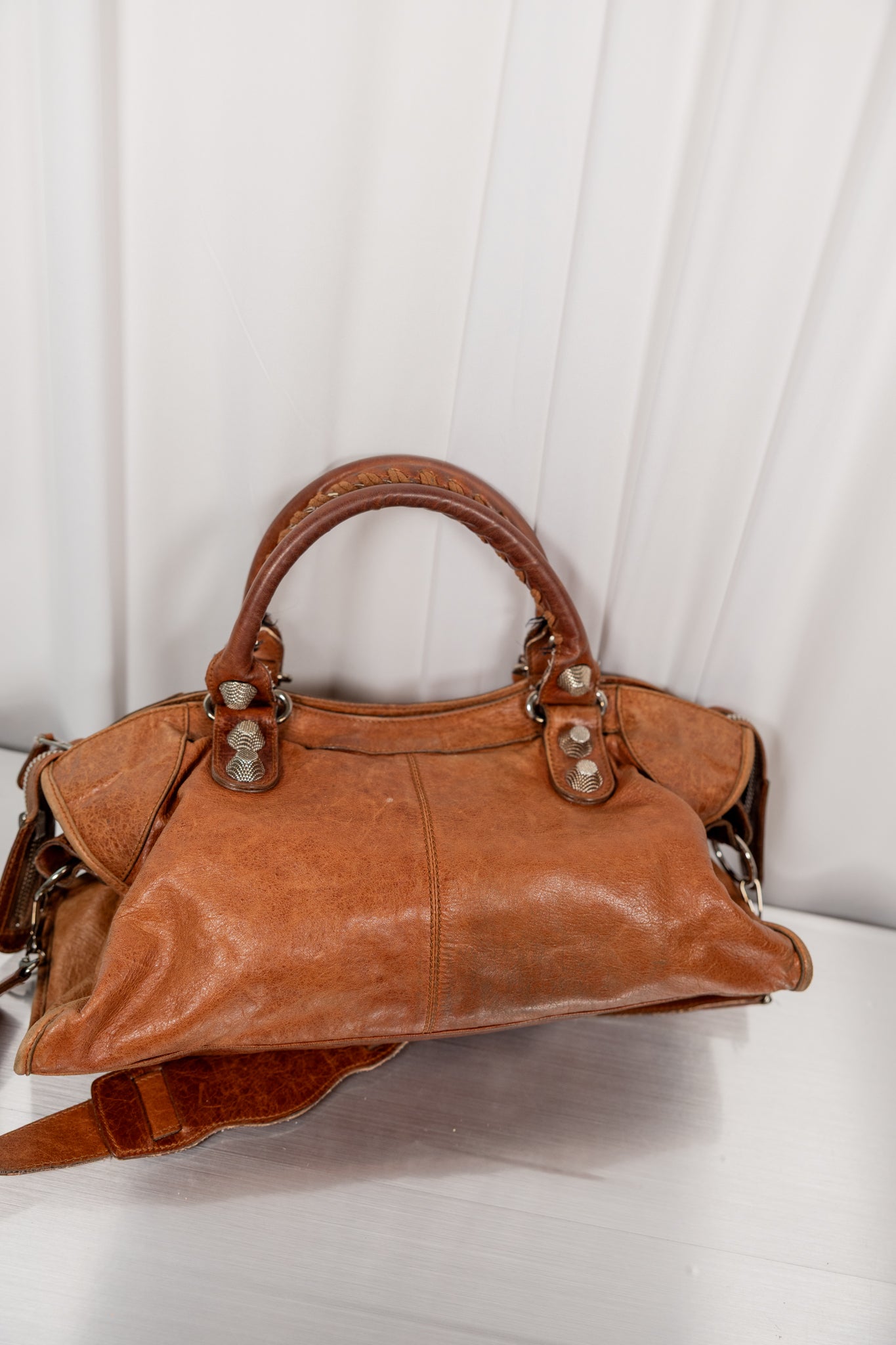 Balenciaga 2009 Brown Giant 21 Stud Part Time