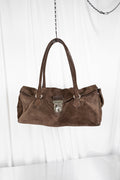 Prada Suede Shoulder Bag
