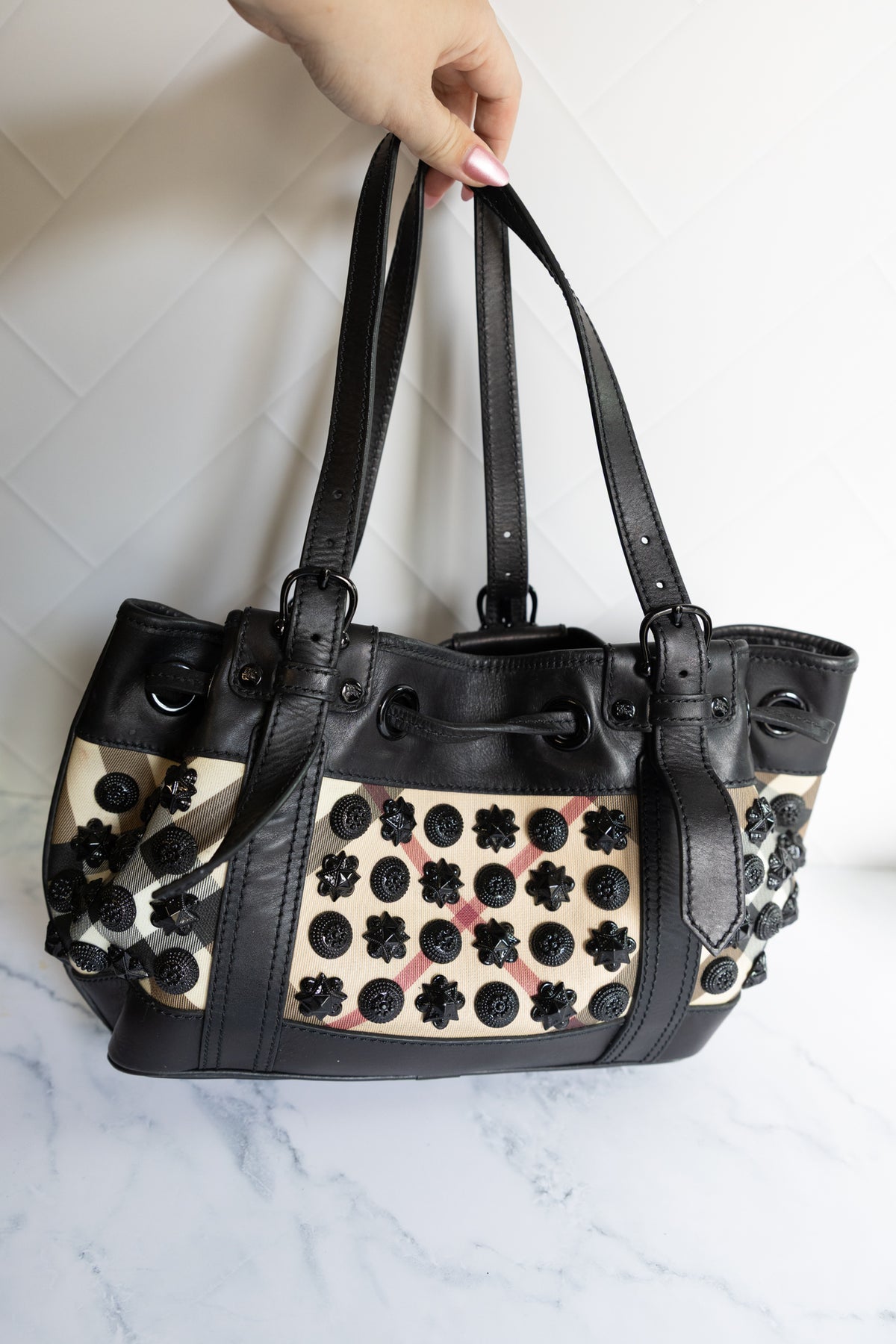 Burberry Mason Warrior Small Checkered