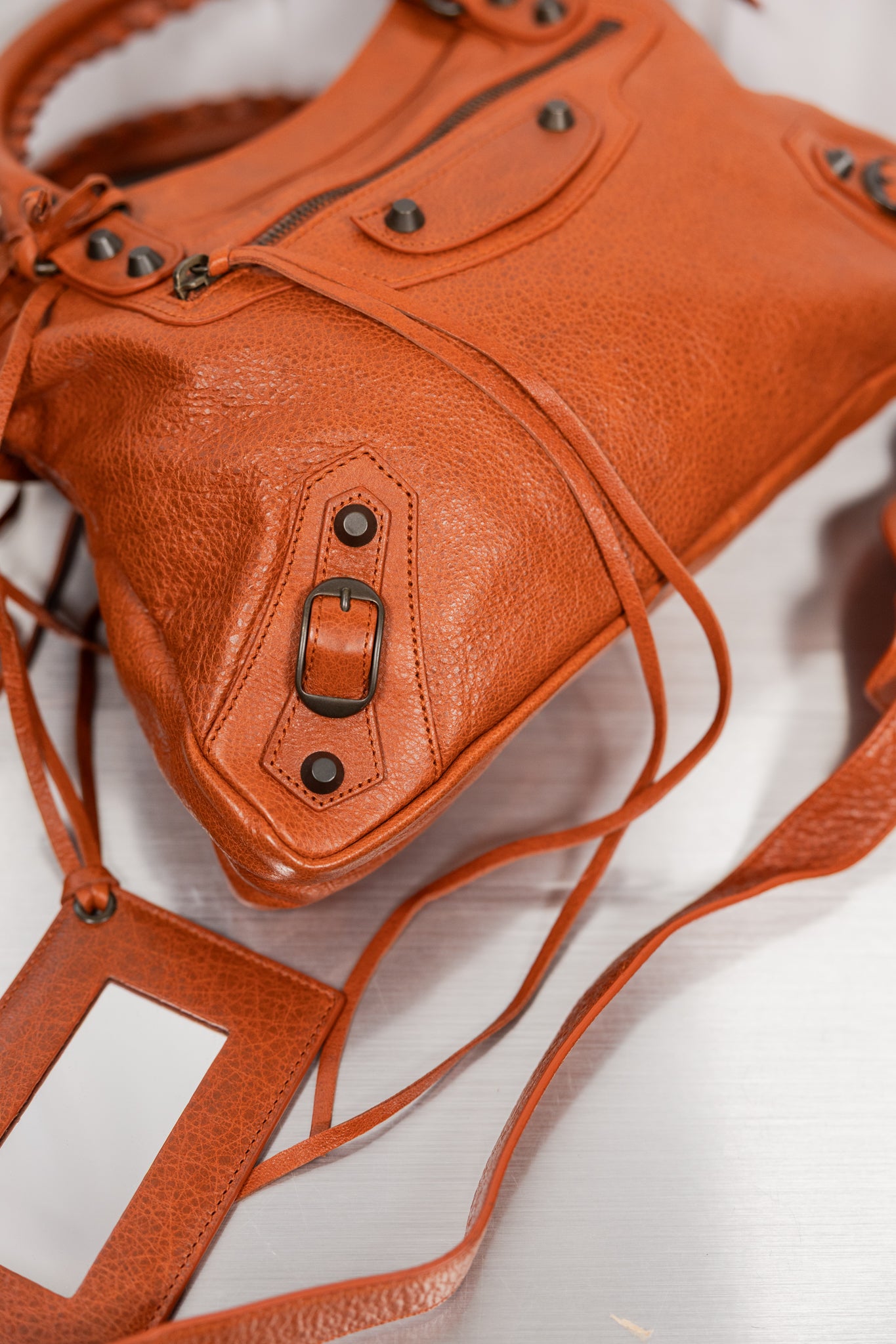 Balenciaga 2011 Burnt Orange Town Bag
