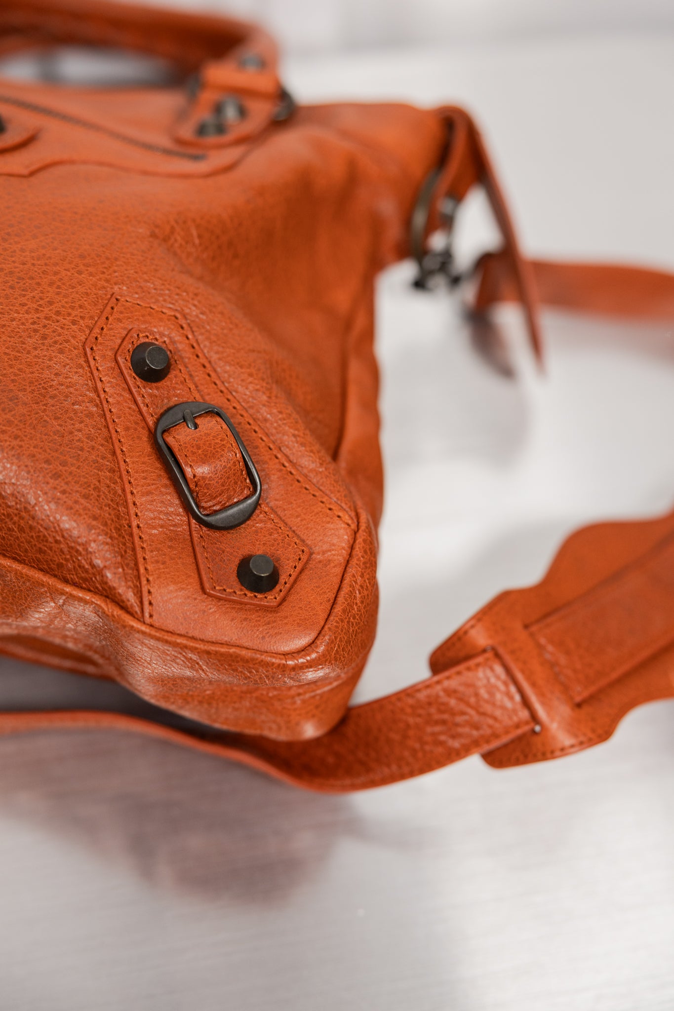 Balenciaga 2011 Burnt Orange Town Bag