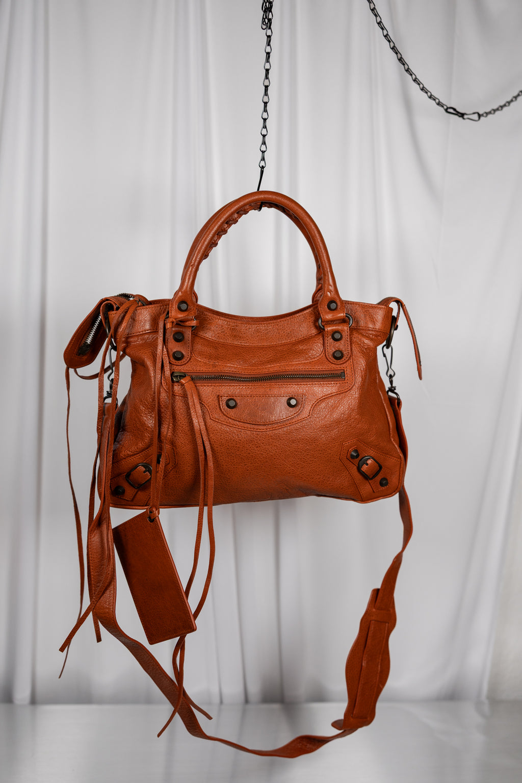 Balenciaga 2011 Burnt Orange Town Bag