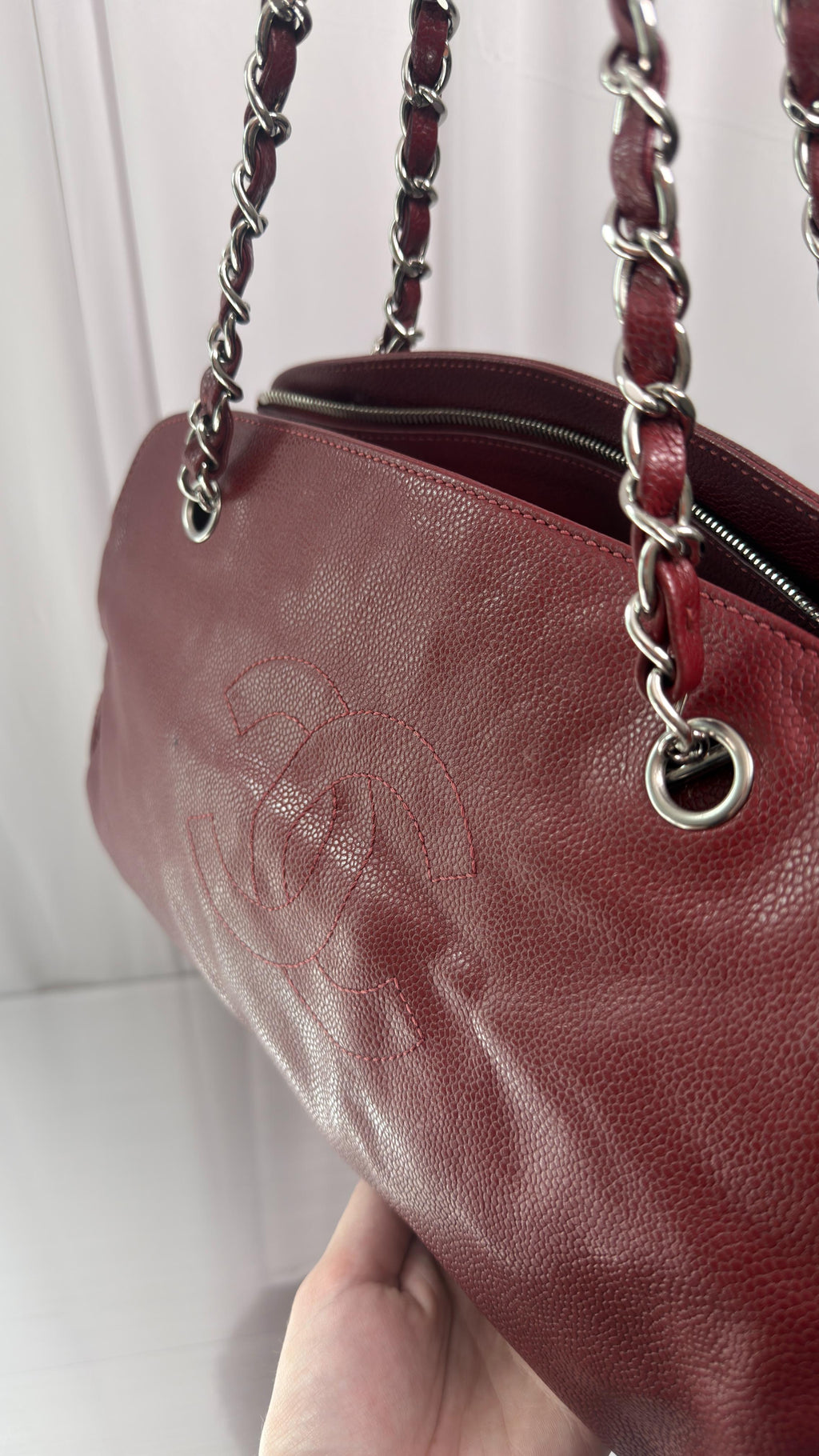 Chanel Burgundy Shoulder Bag