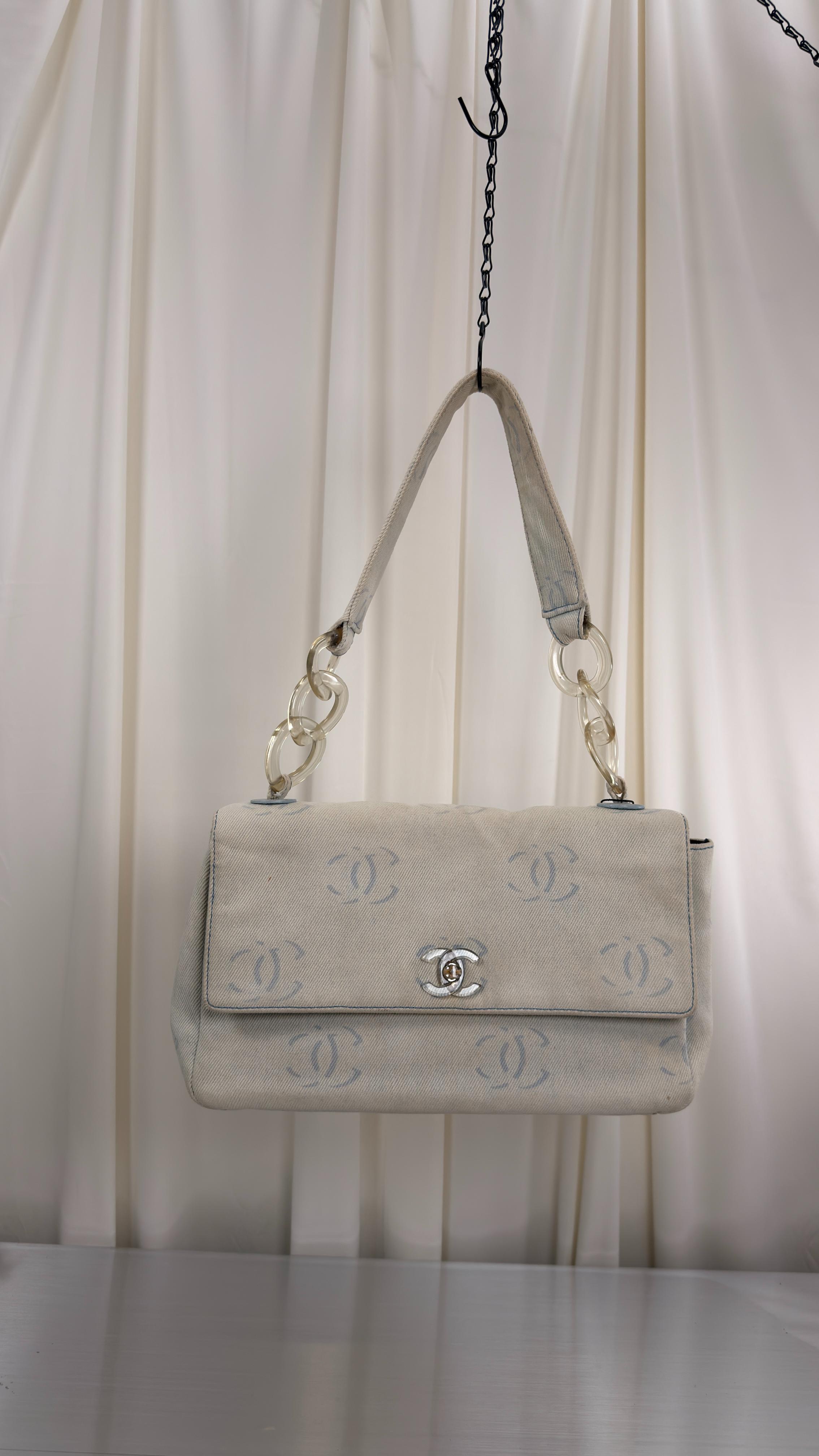 Chanel 2002 Denim Flap Bag