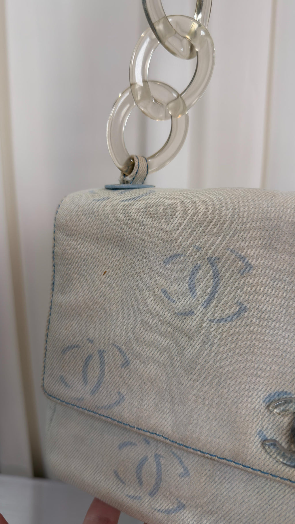 Chanel 2002 Denim Flap Bag