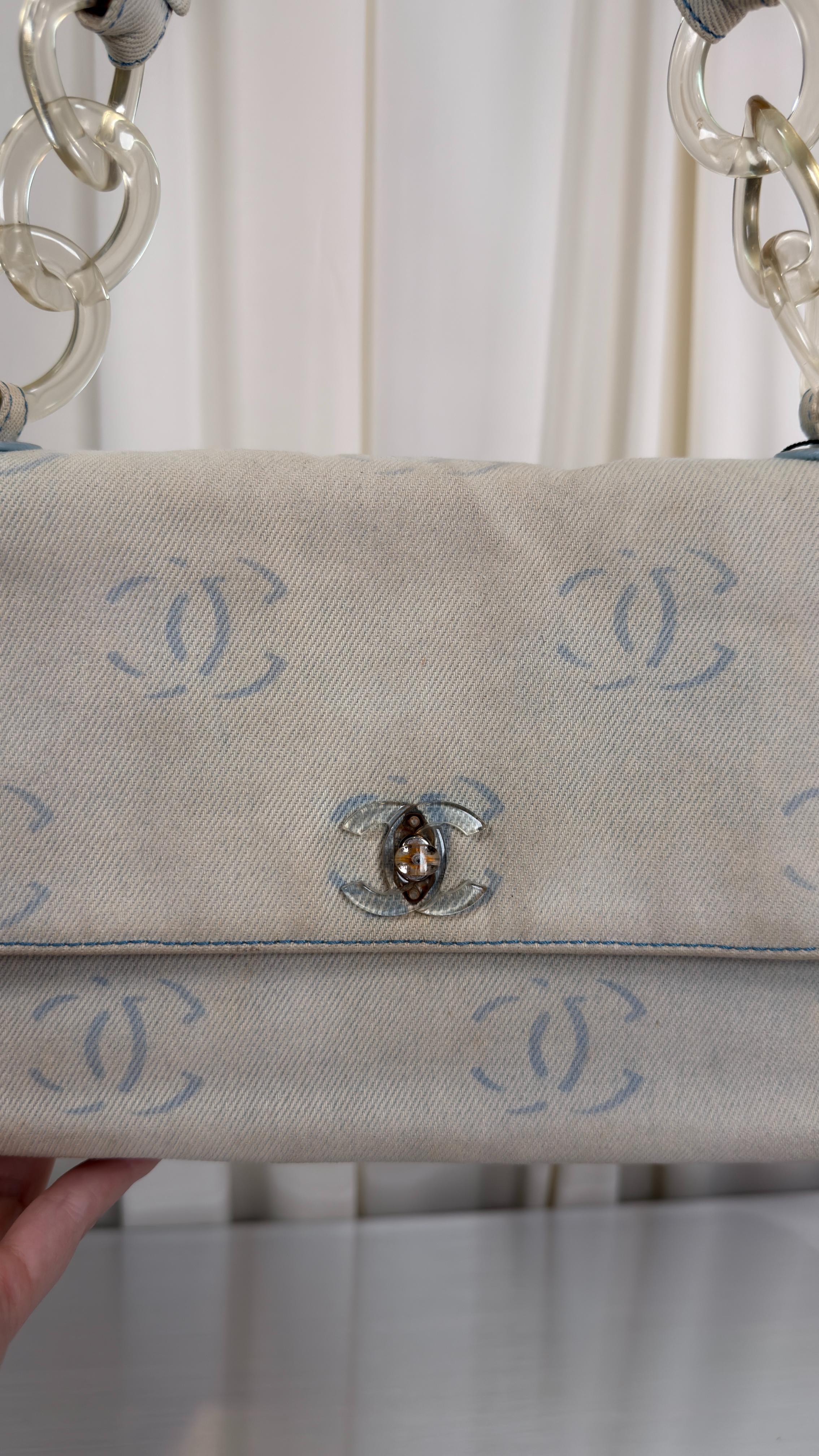Chanel 2002 Denim Flap Bag