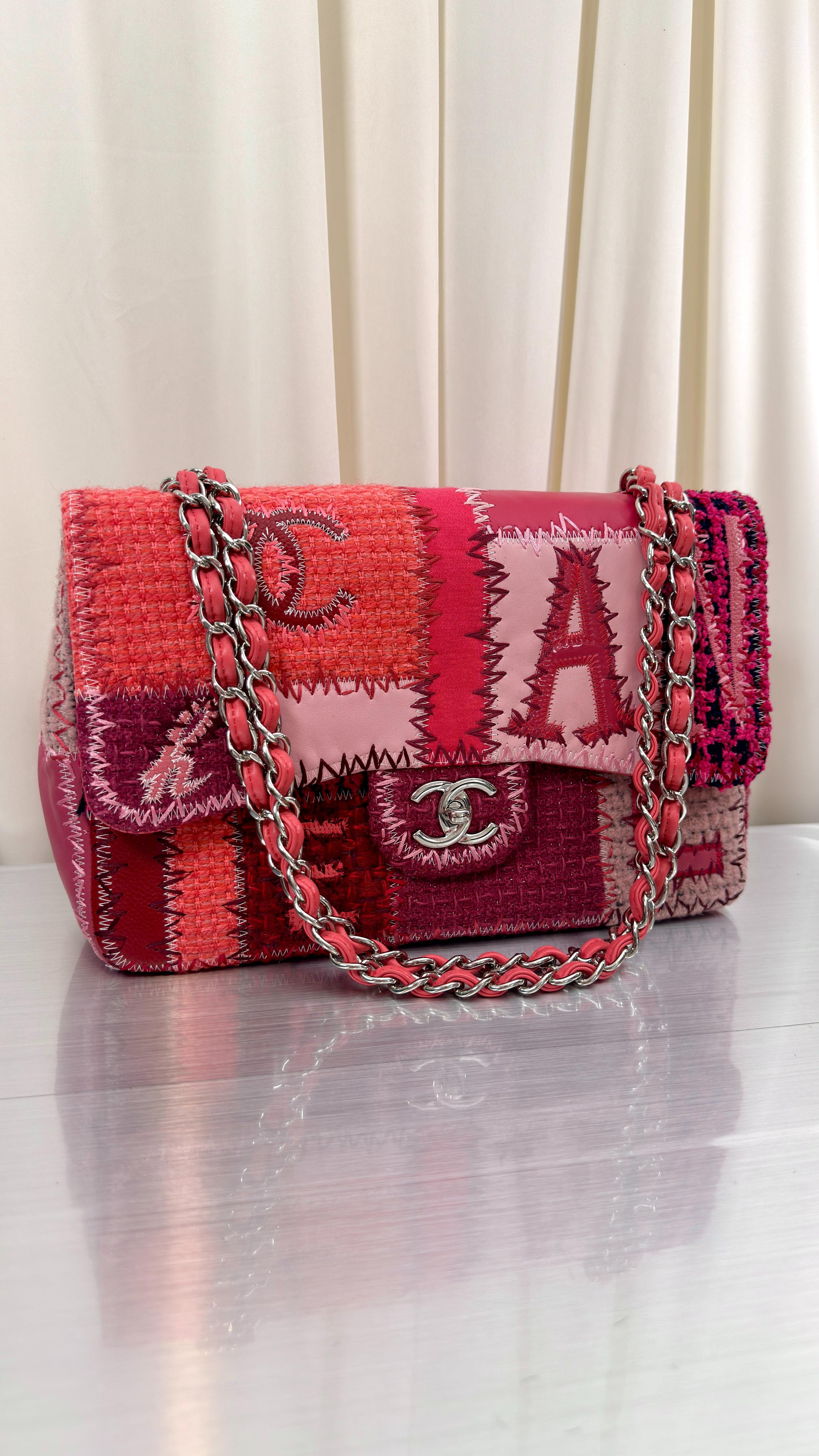 Chanel RARE Pink Patchwork Bag