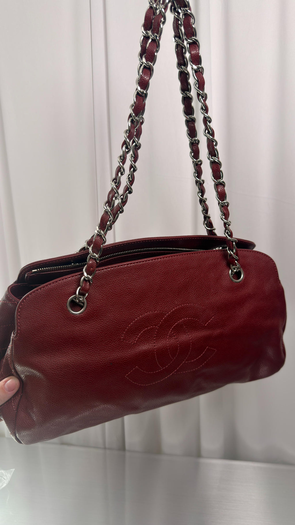 Chanel Burgundy Shoulder Bag