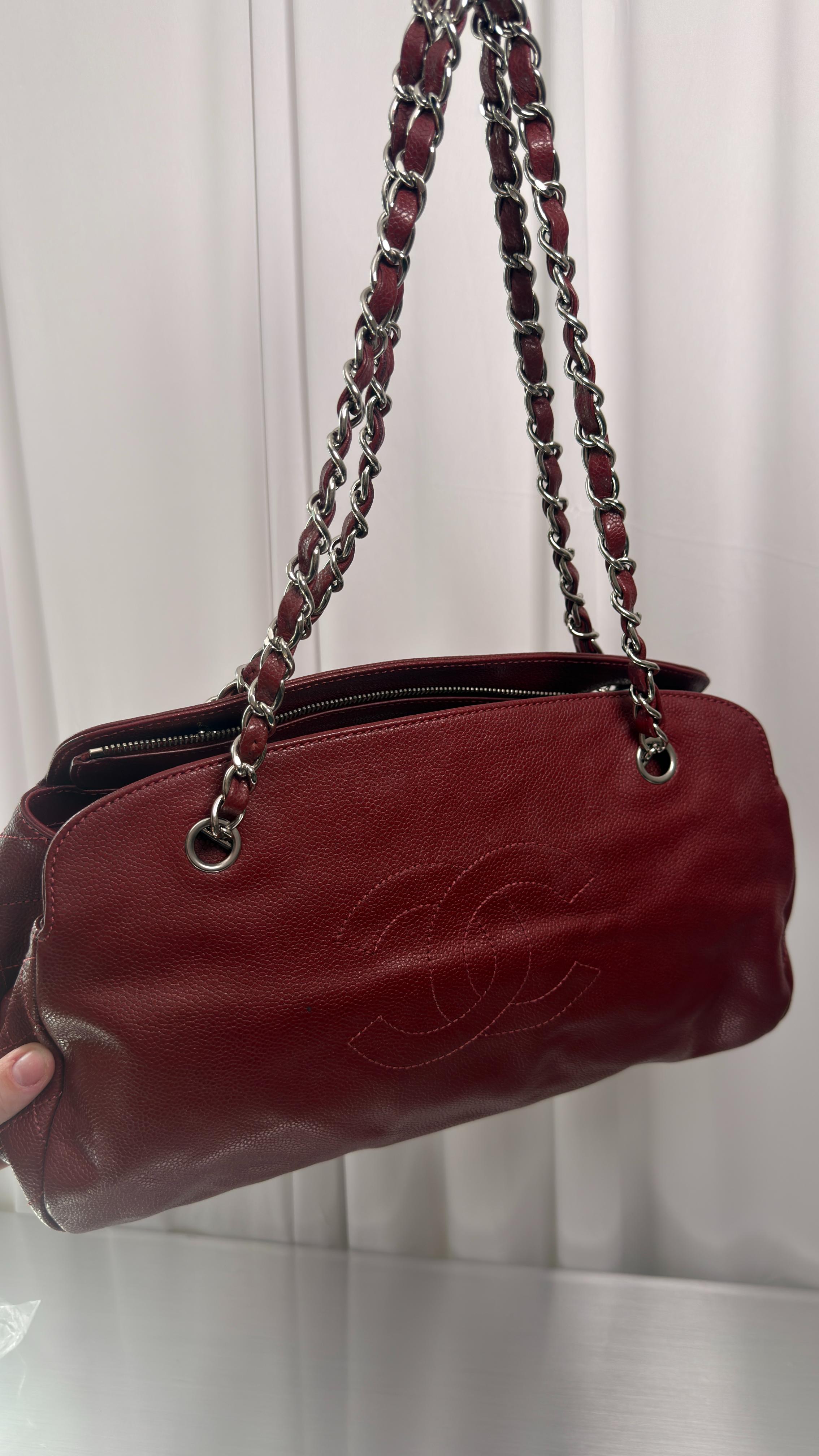 Chanel Burgundy Shoulder Bag