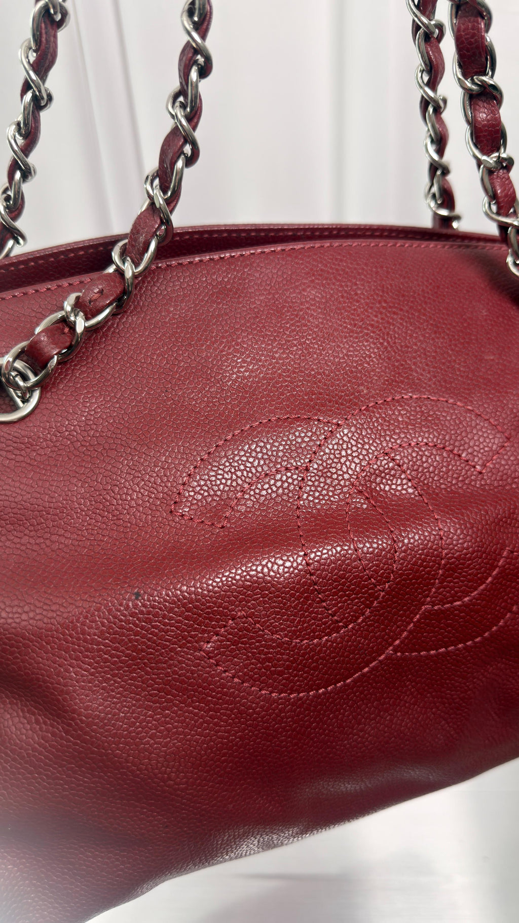 Chanel Burgundy Shoulder Bag
