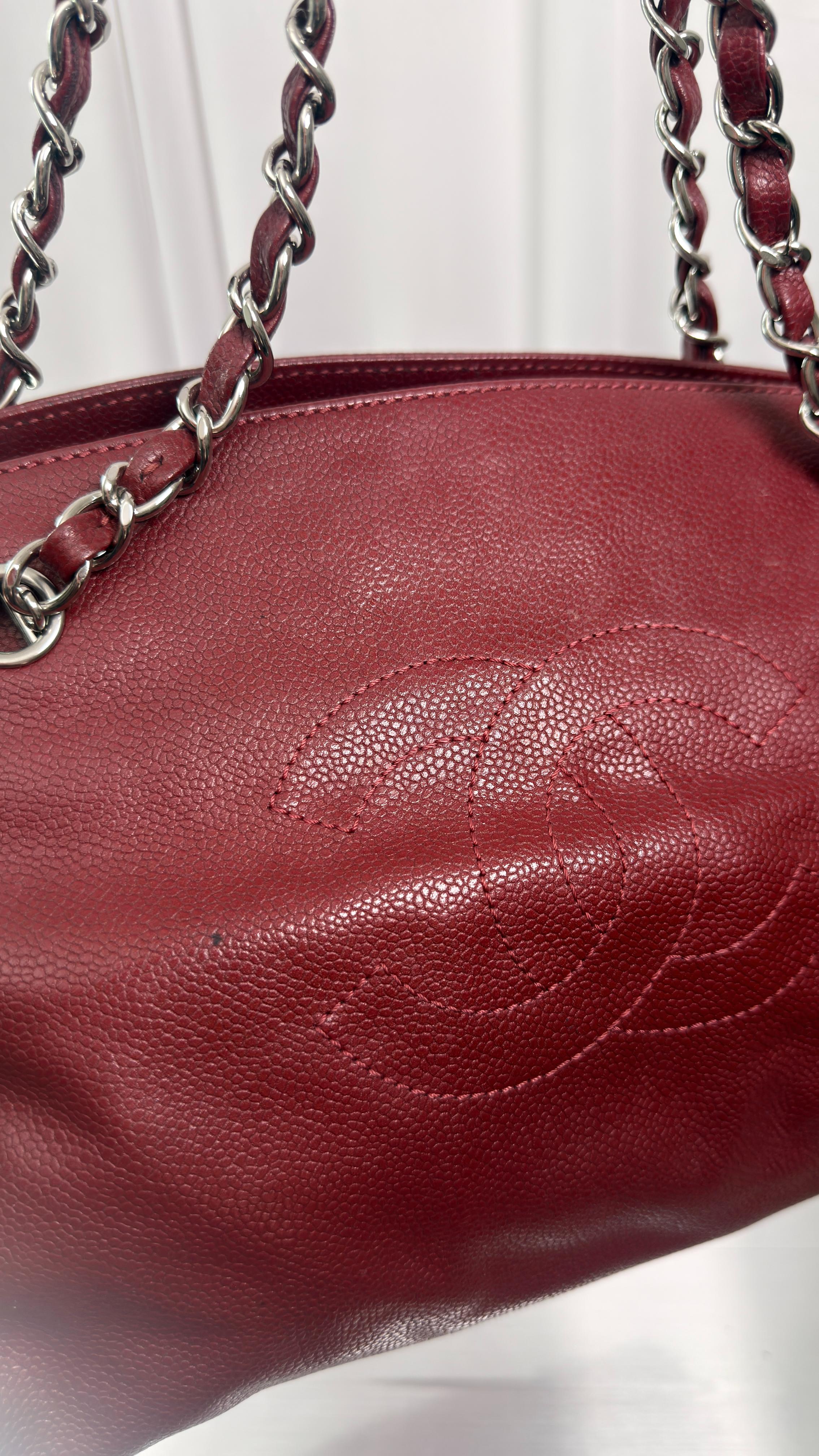 Chanel Burgundy Shoulder Bag