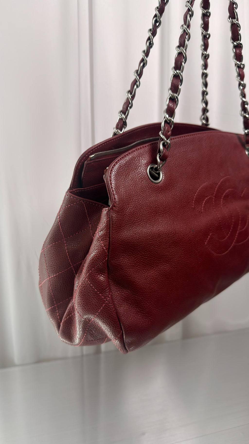 Chanel Burgundy Shoulder Bag