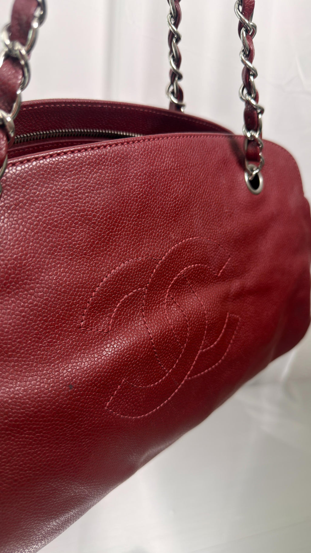 Chanel Burgundy Shoulder Bag