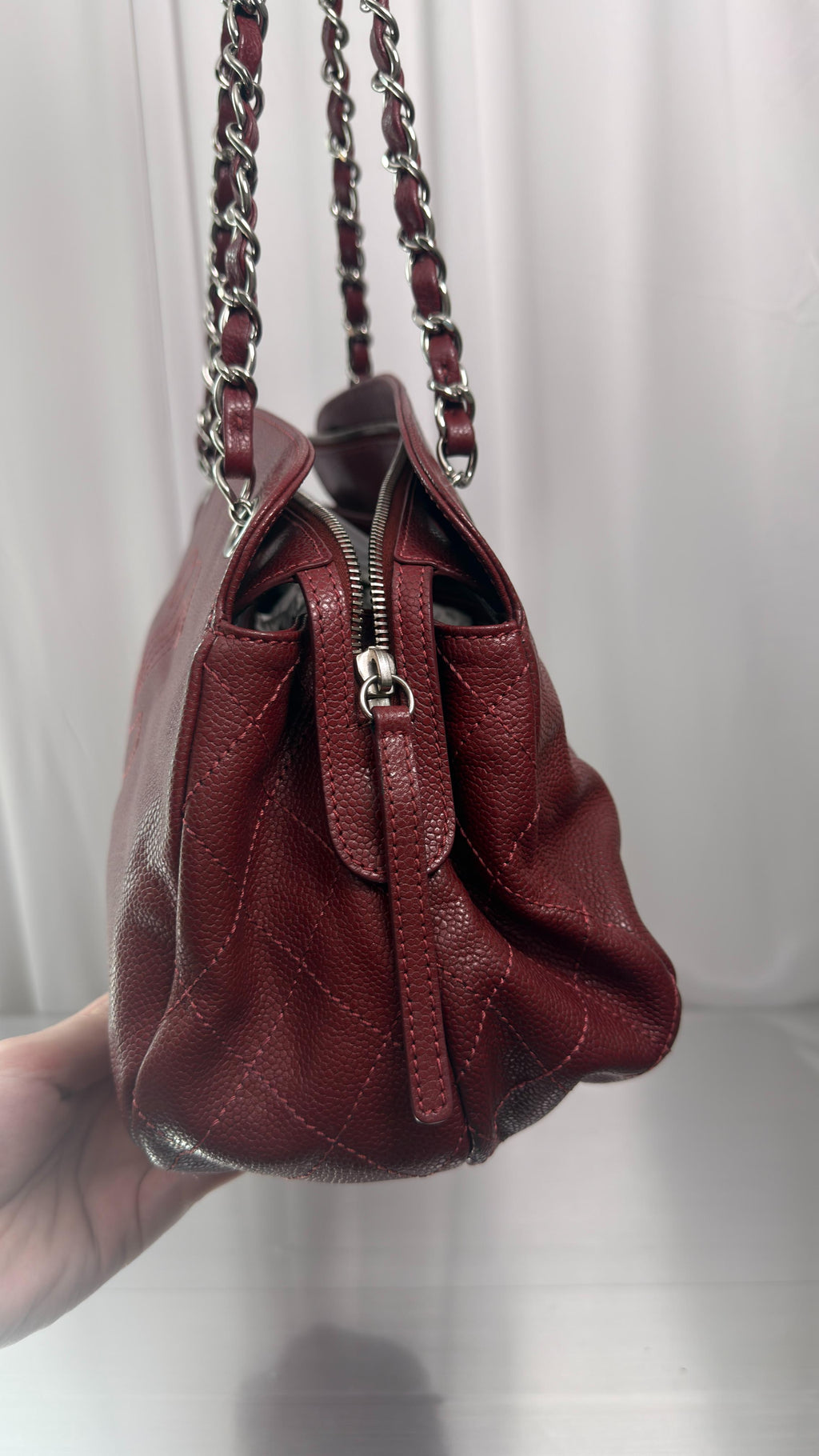 Chanel Burgundy Shoulder Bag