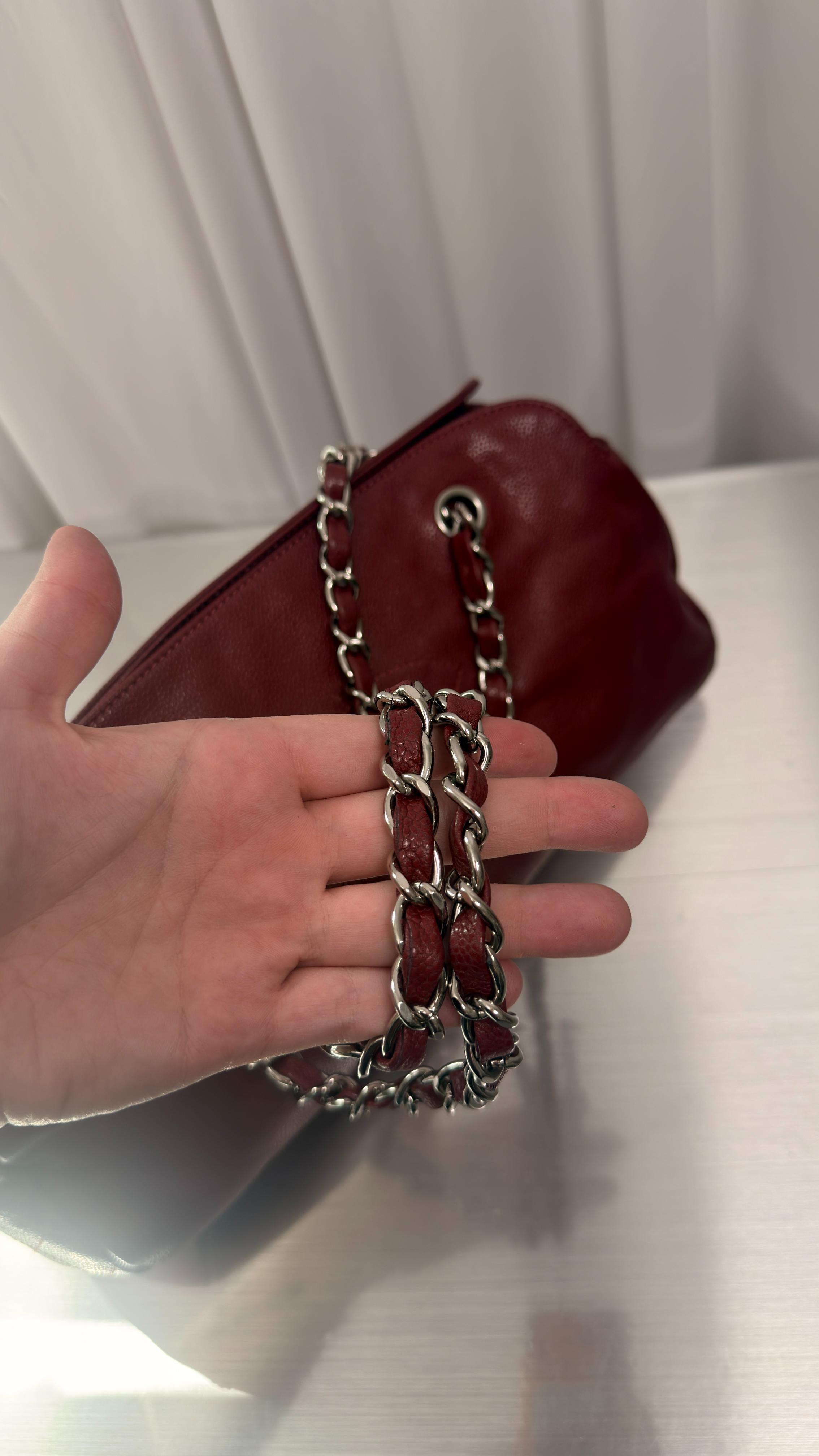 Chanel Burgundy Shoulder Bag