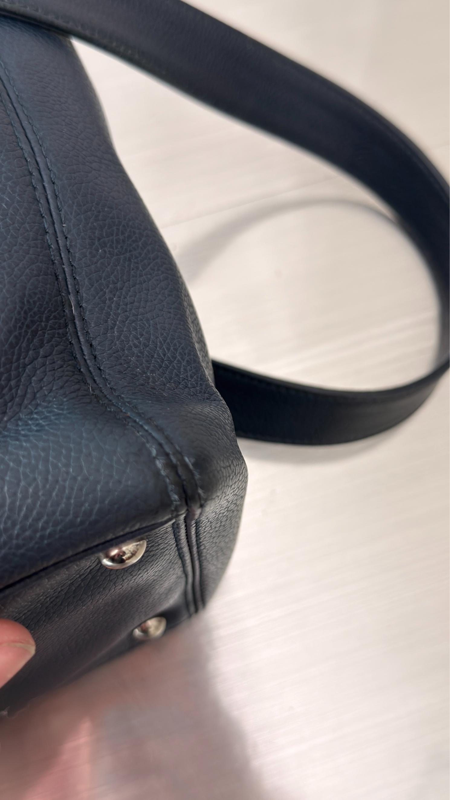 Chanel Navy Blue Cerf Tote