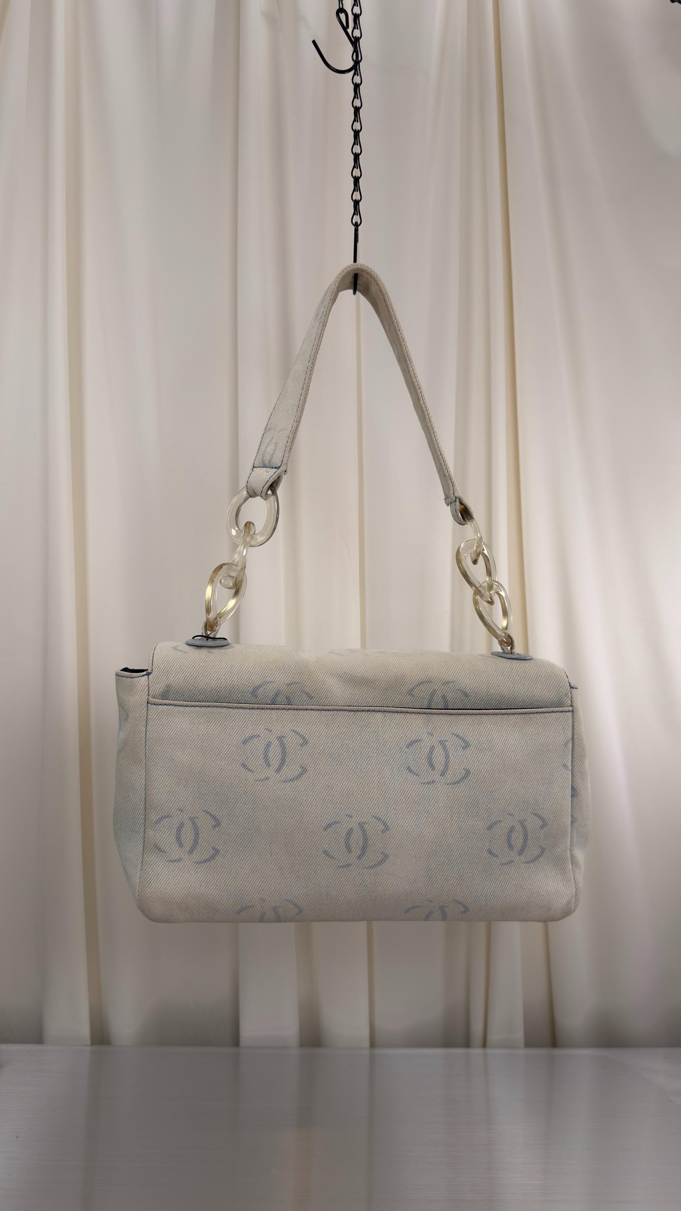 Chanel 2002 Denim Flap Bag