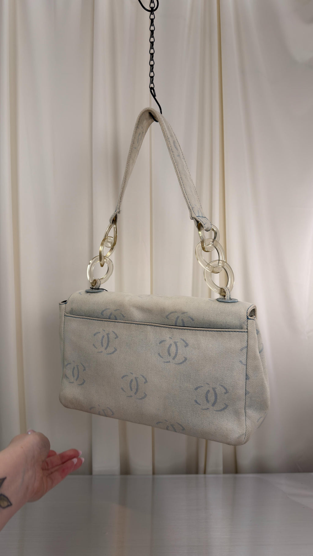 Chanel 2002 Denim Flap Bag