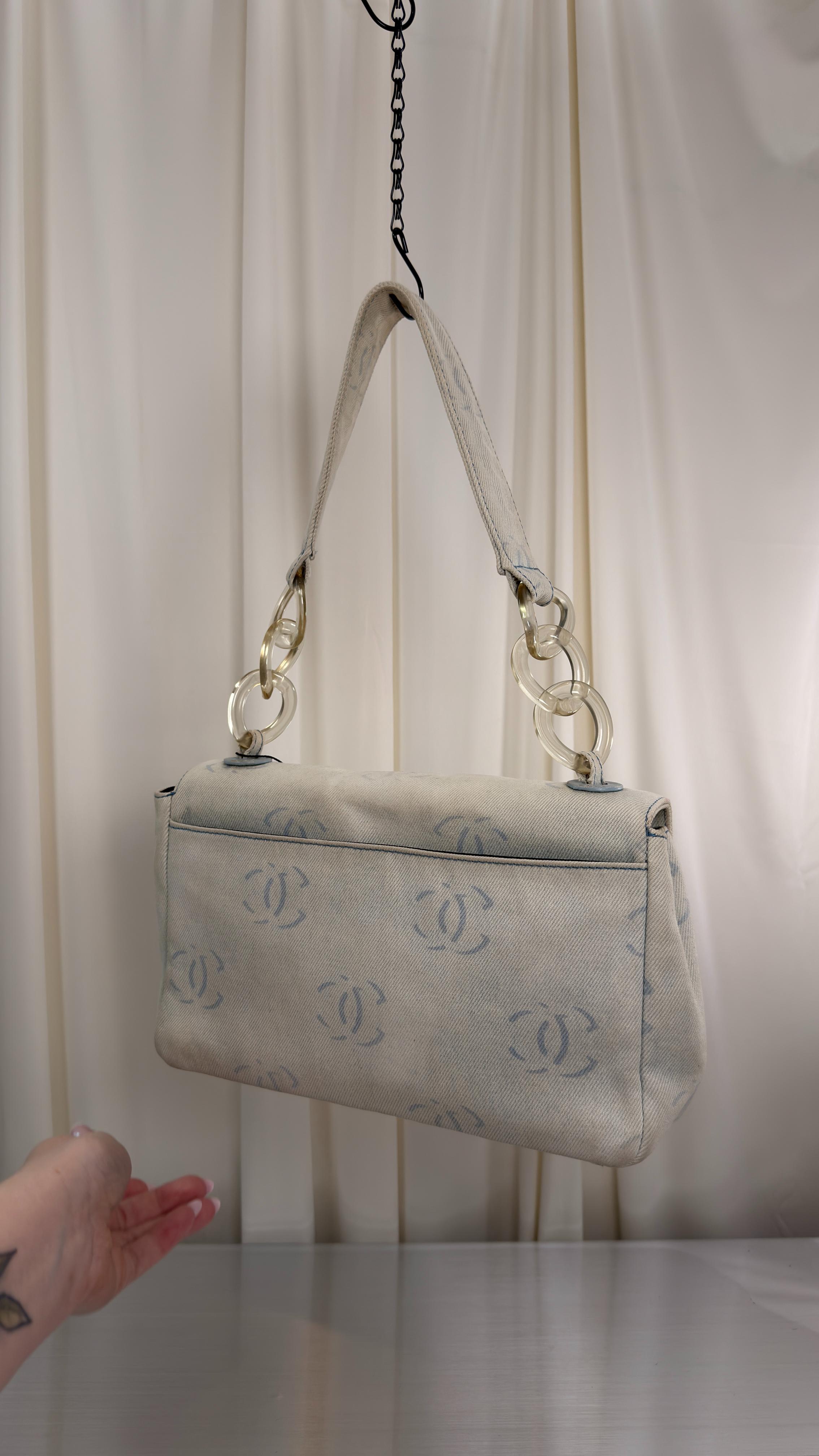 Chanel 2002 Denim Flap Bag