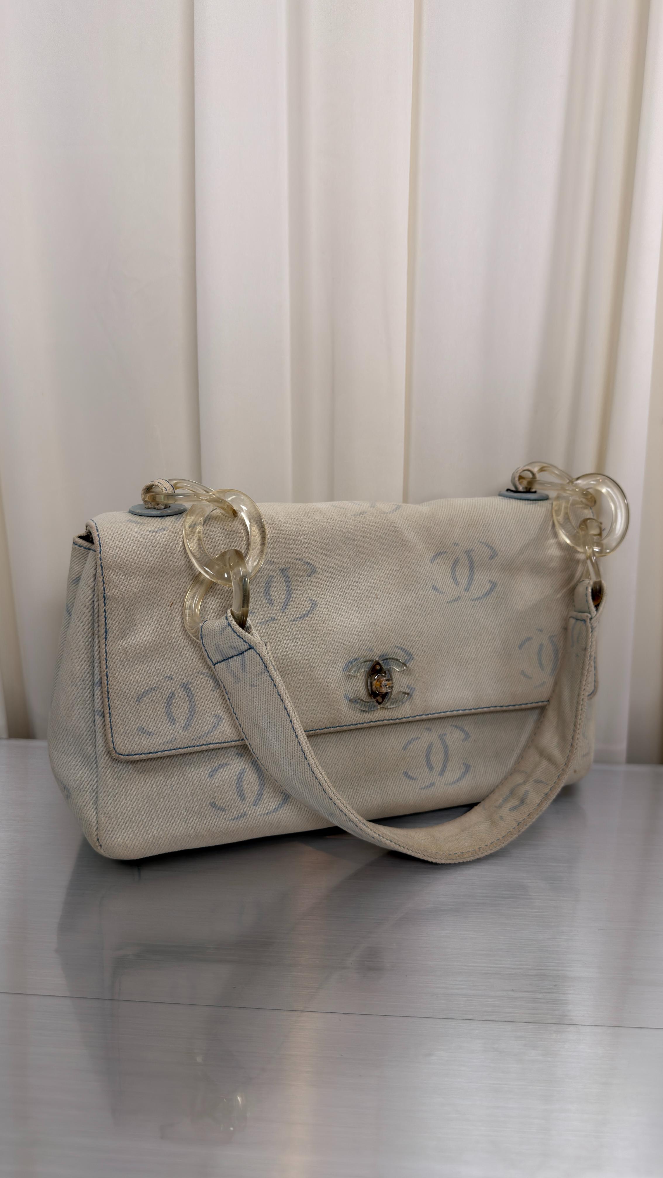 Chanel 2002 Denim Flap Bag