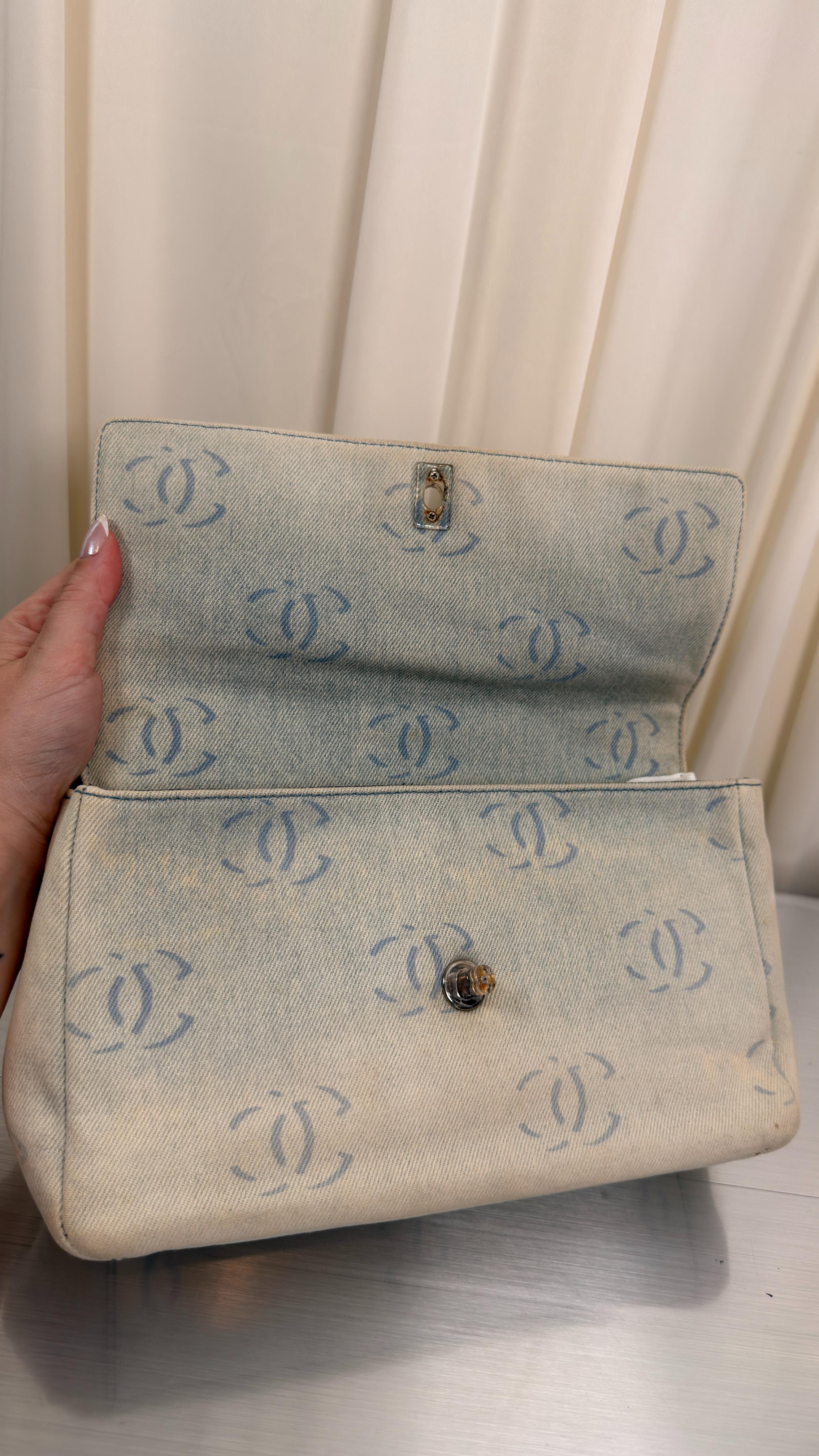 Chanel 2002 Denim Flap Bag