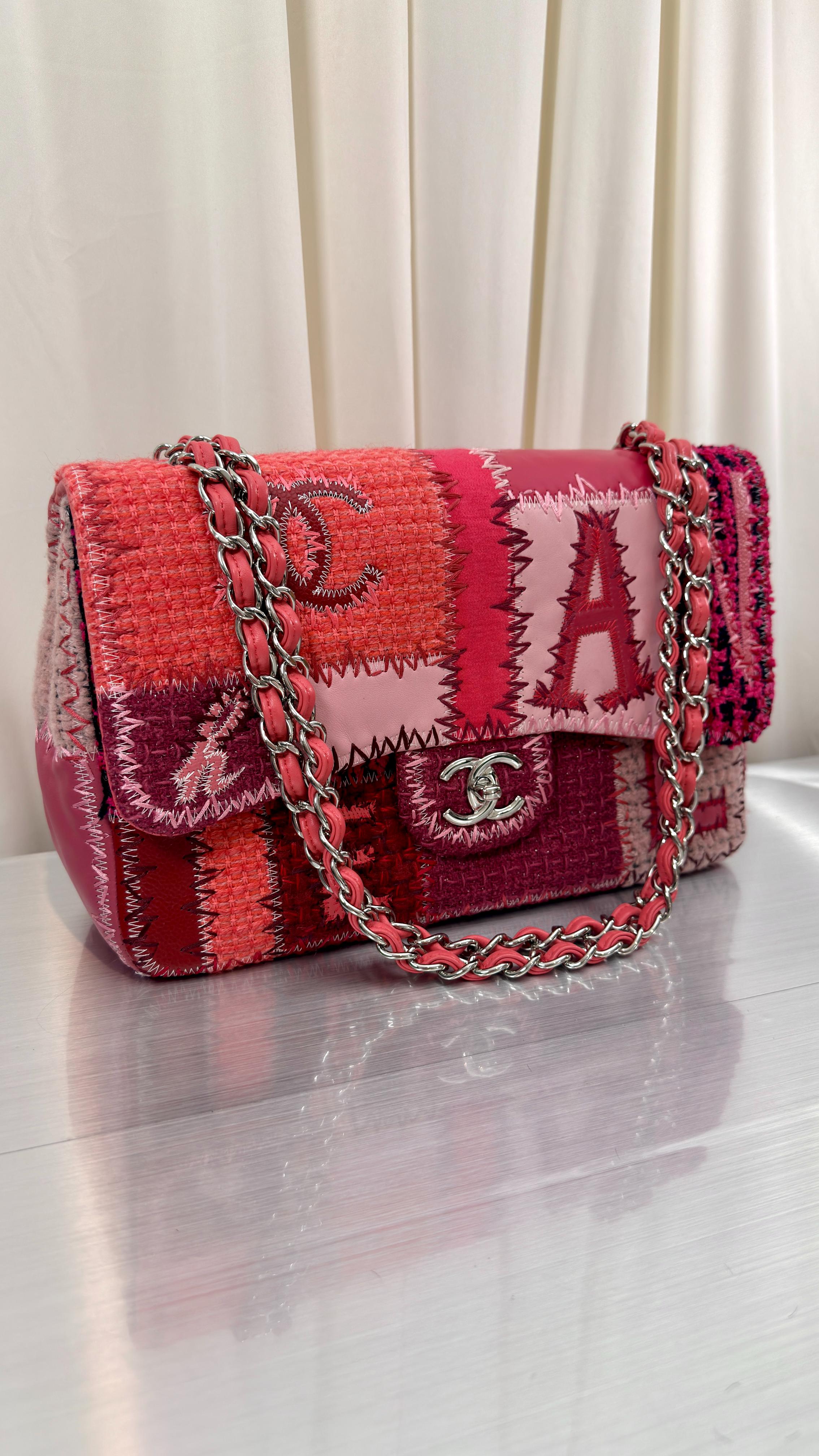 Chanel RARE Pink Patchwork Bag