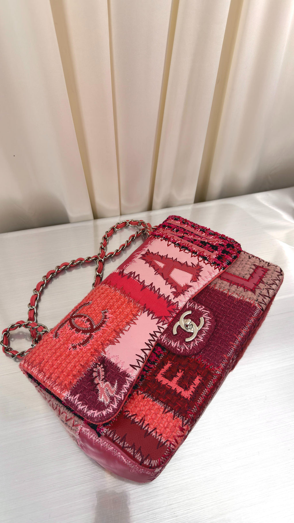 Chanel RARE Pink Patchwork Bag