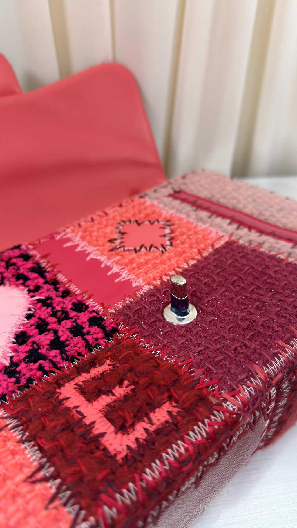 Chanel RARE Pink Patchwork Bag
