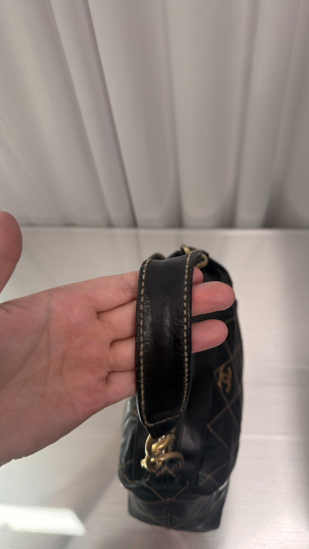 Chanel Black Wild Stitch Shoulder Bag
